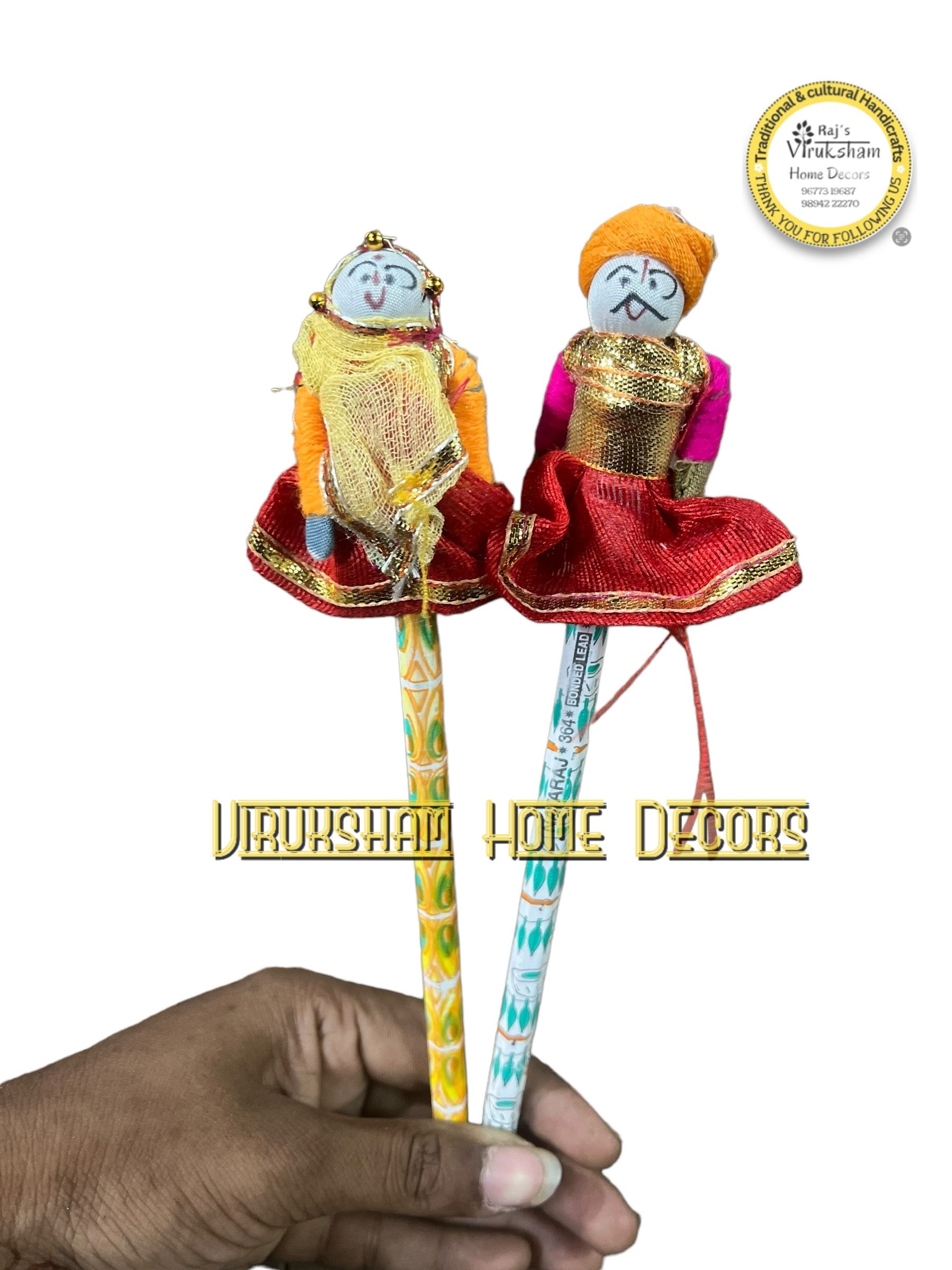 Puppet pencil pair - PPP 02