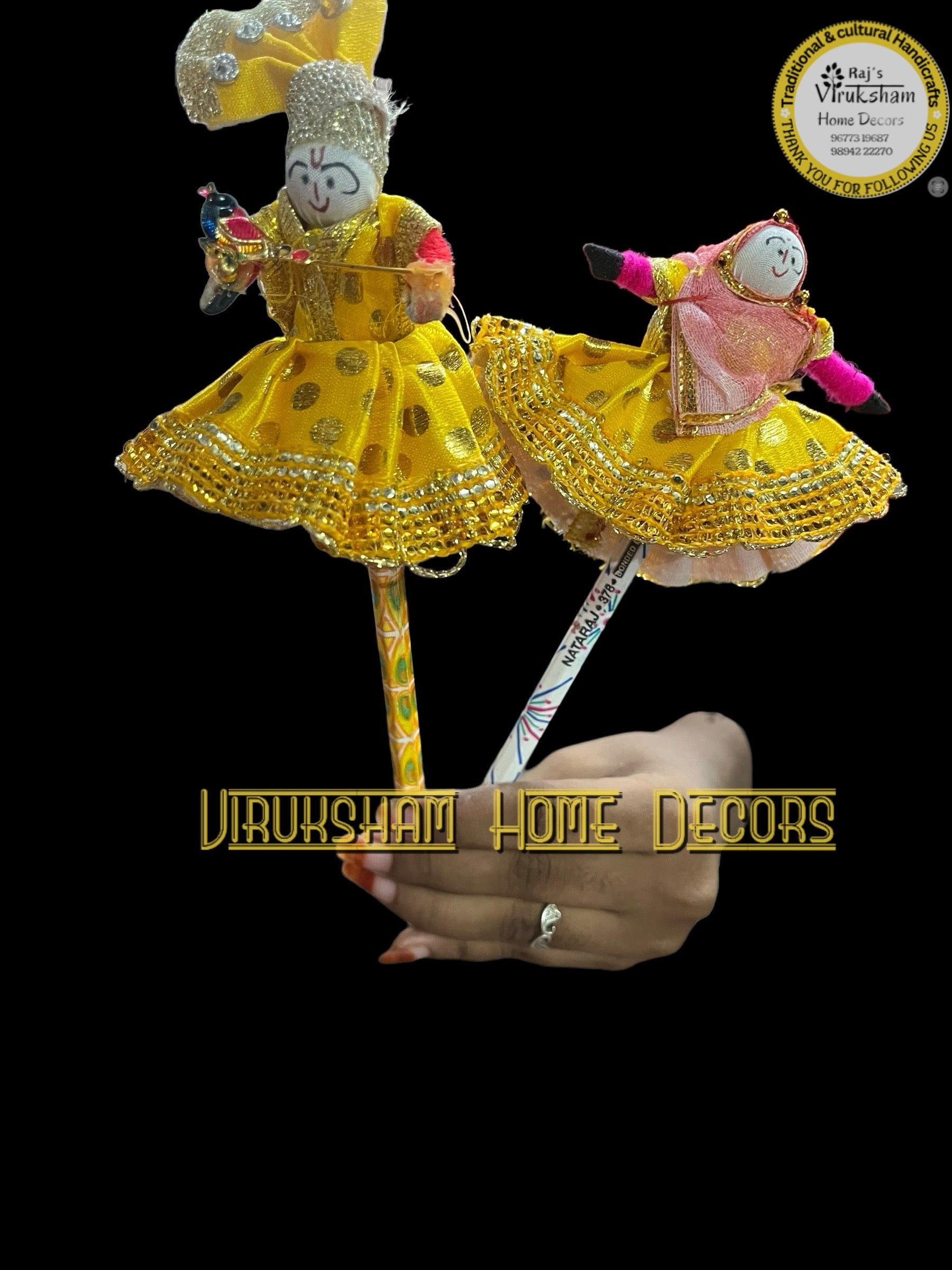 Puppet pencil Radhakrishna PPRK -01