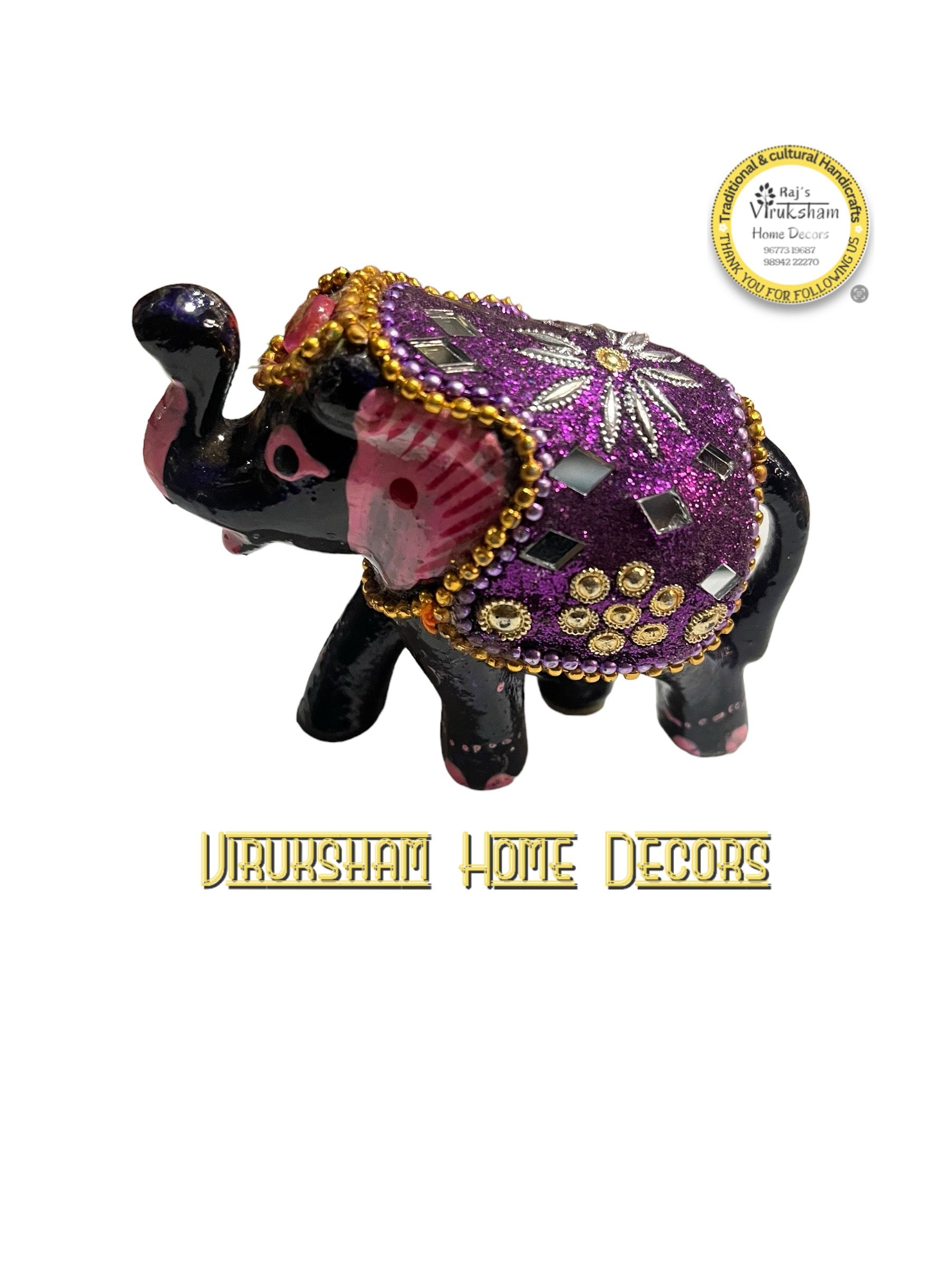 Single violet elephant - WSE