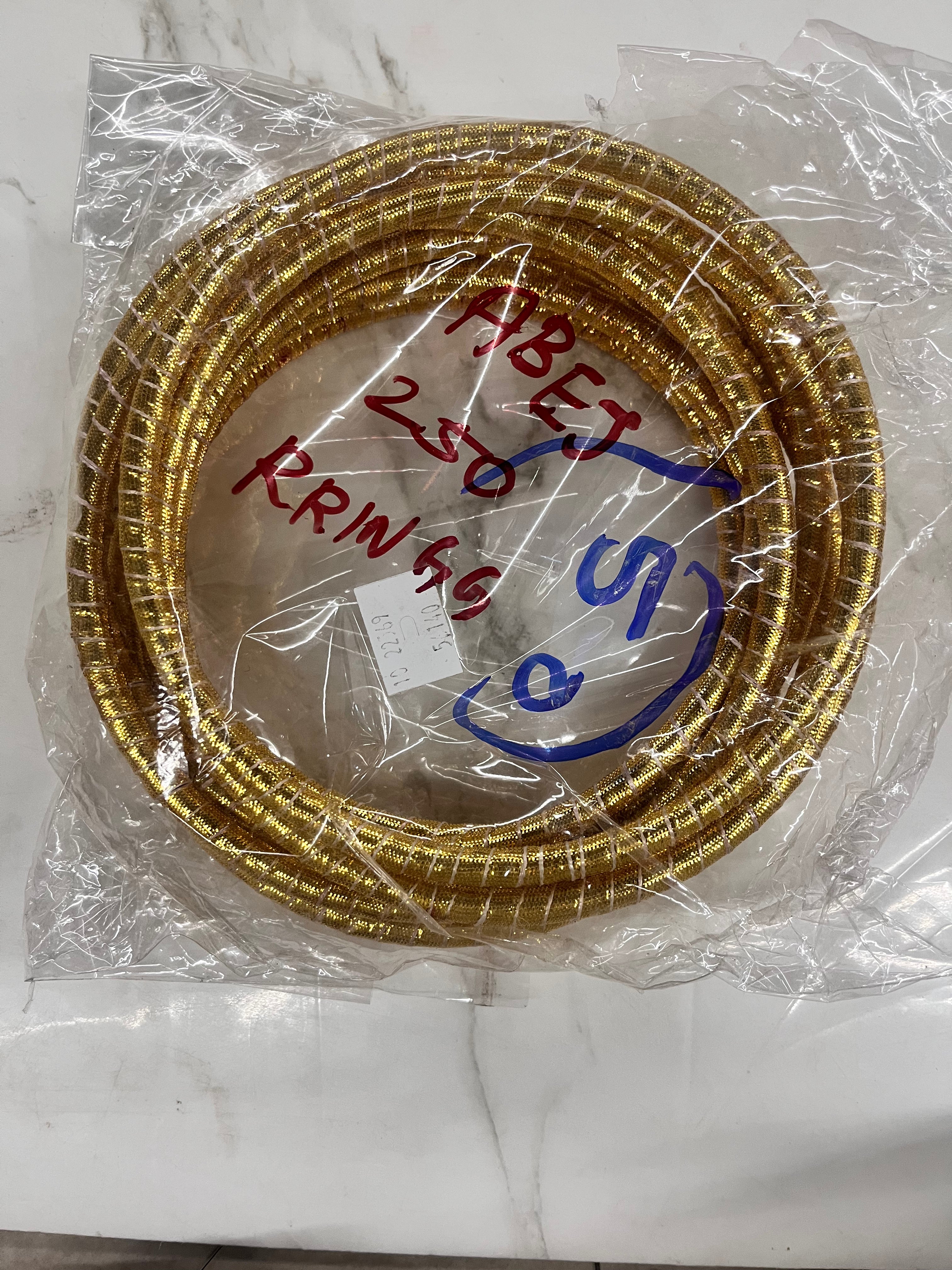 Rajasthani ring golden colour 6inch -set of 10 piece- 1pack