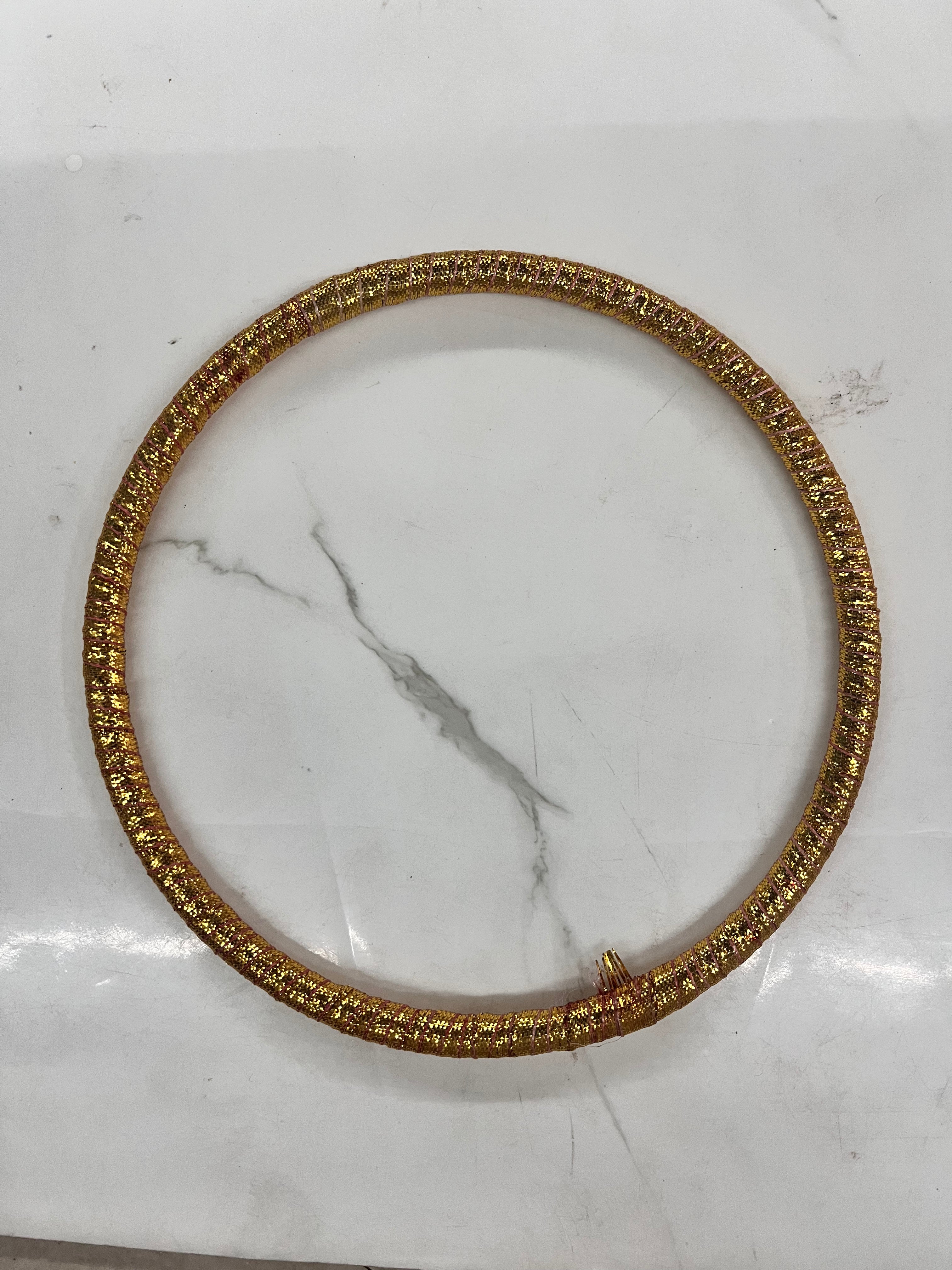 Rajasthani ring golden colour 6inch -set of 10 piece- 1pack