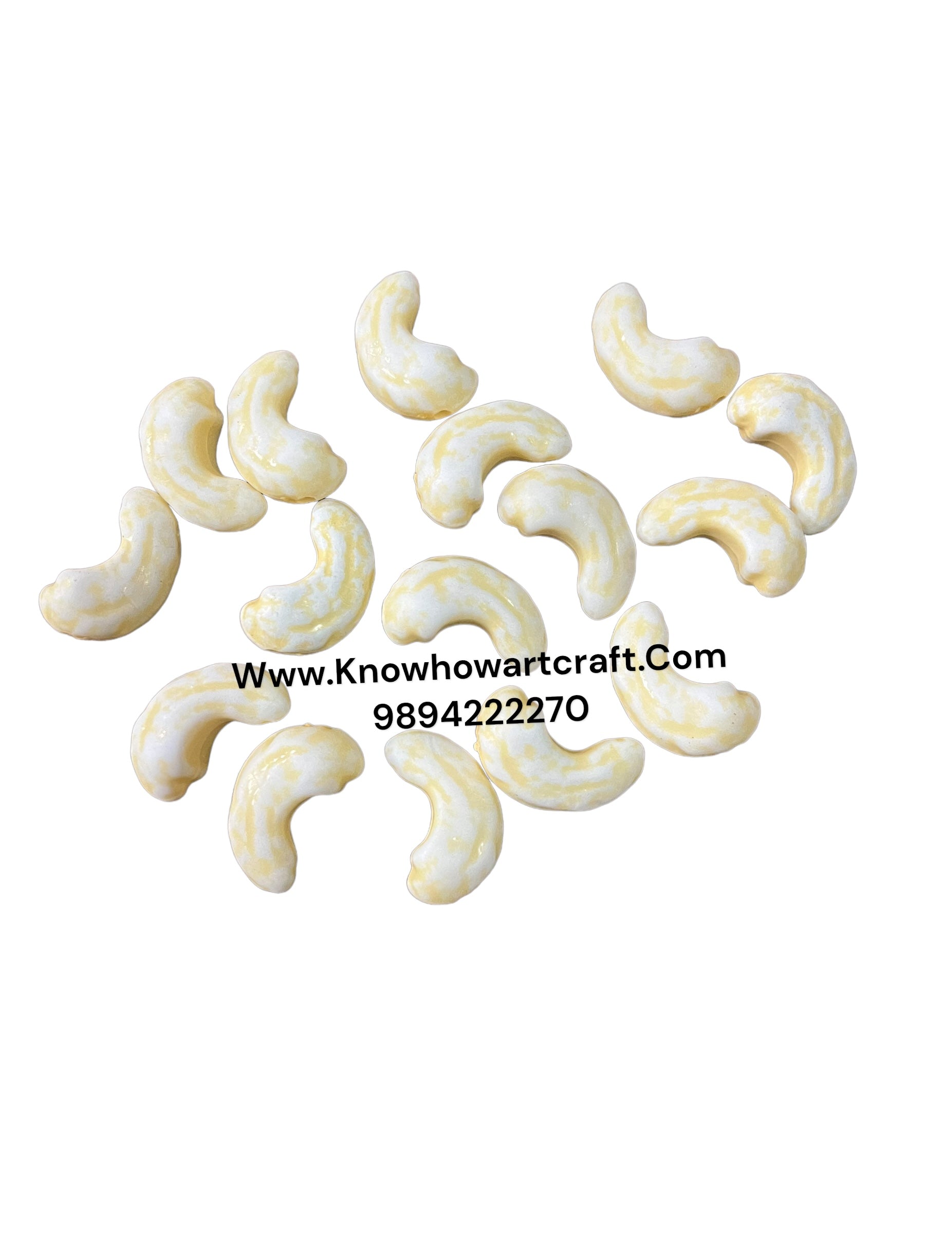 Cashew beads 50g in a pack