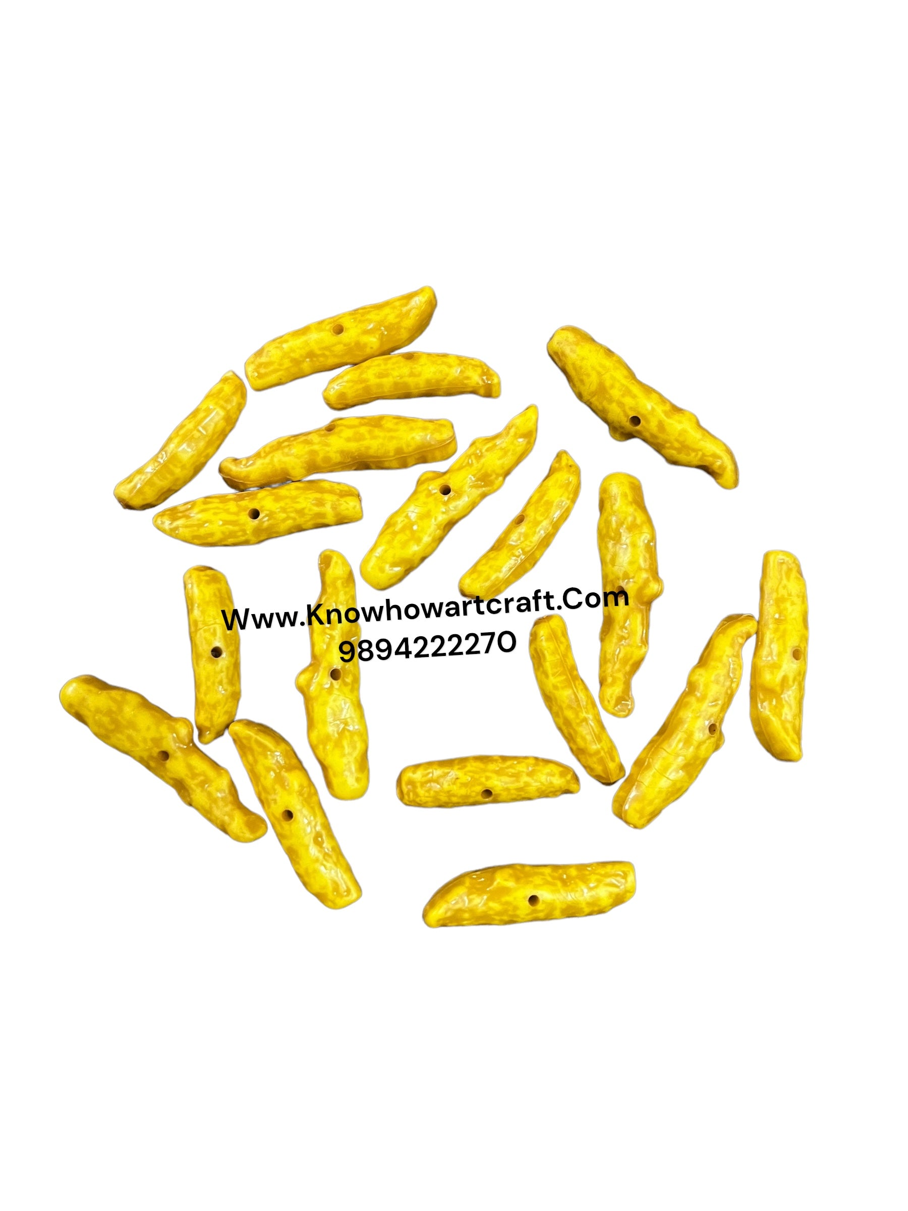 Turmeric  beads 50g in a pack