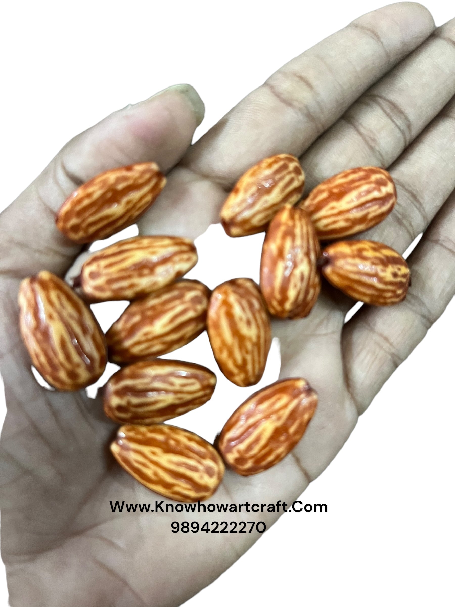 Badam  beads 50g in a pack