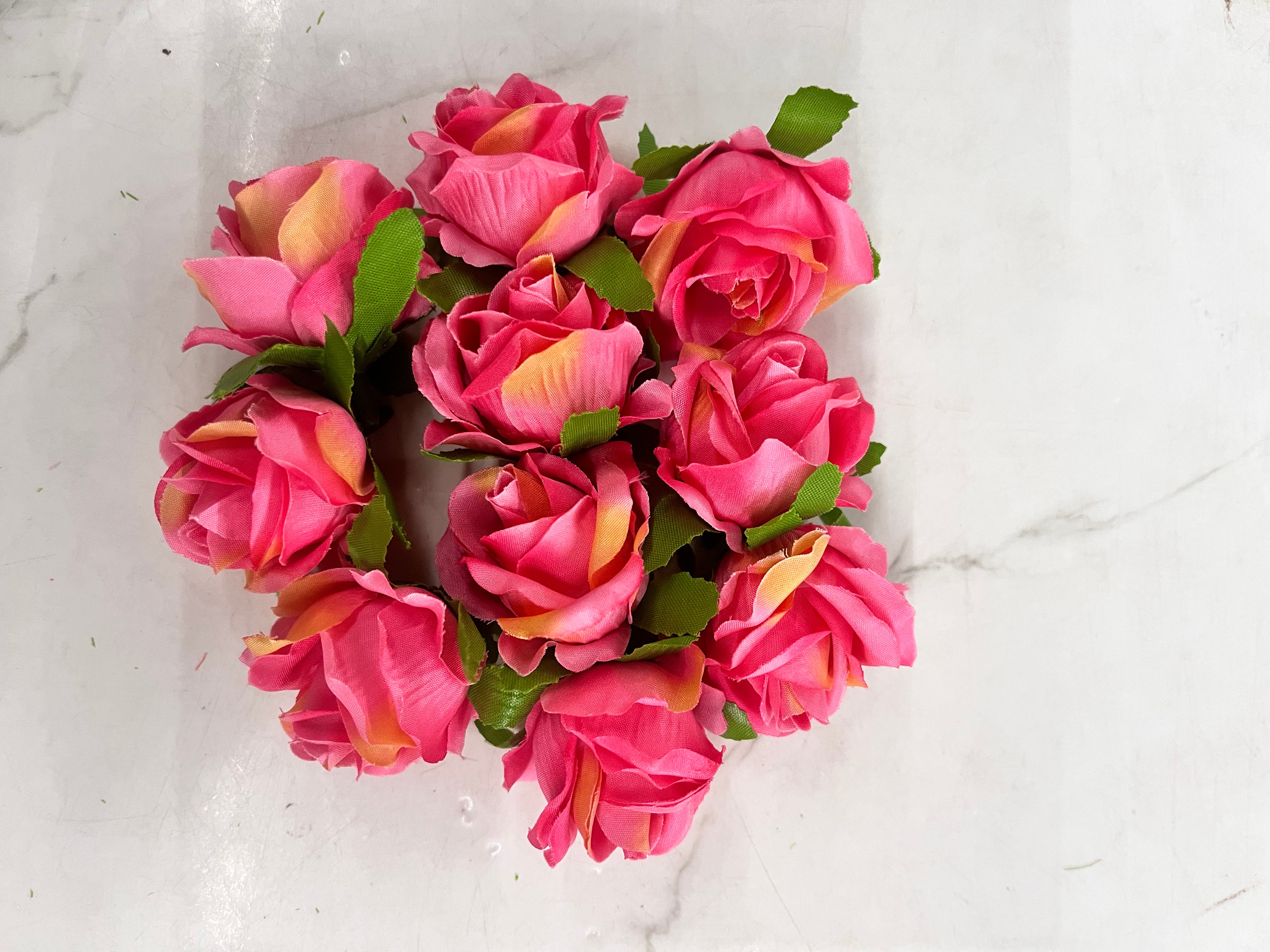 Small rose -assorted colours10pc (1pc/₹15)