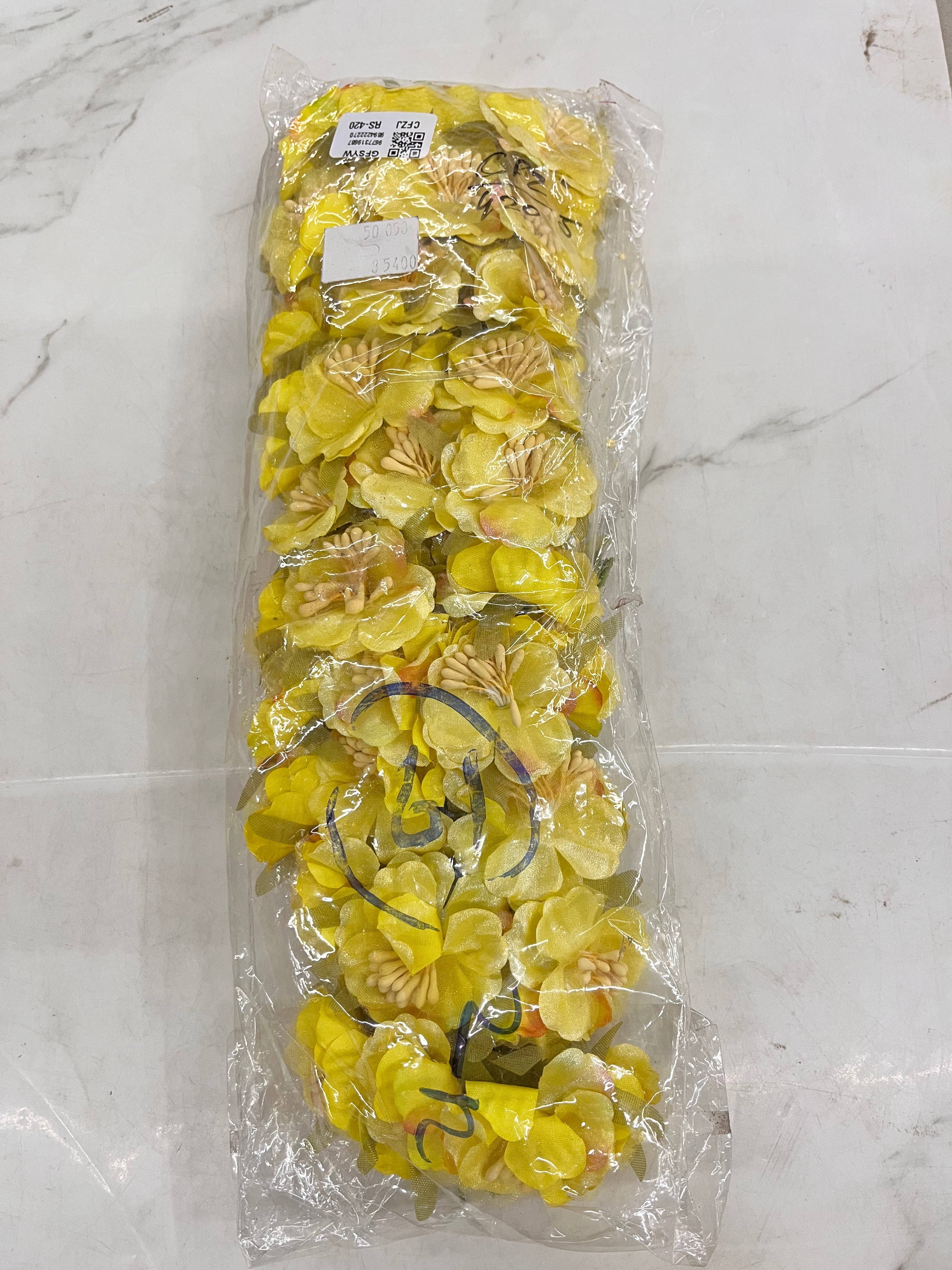 Gulab flower shining yellow -GFSYW 1piece pack