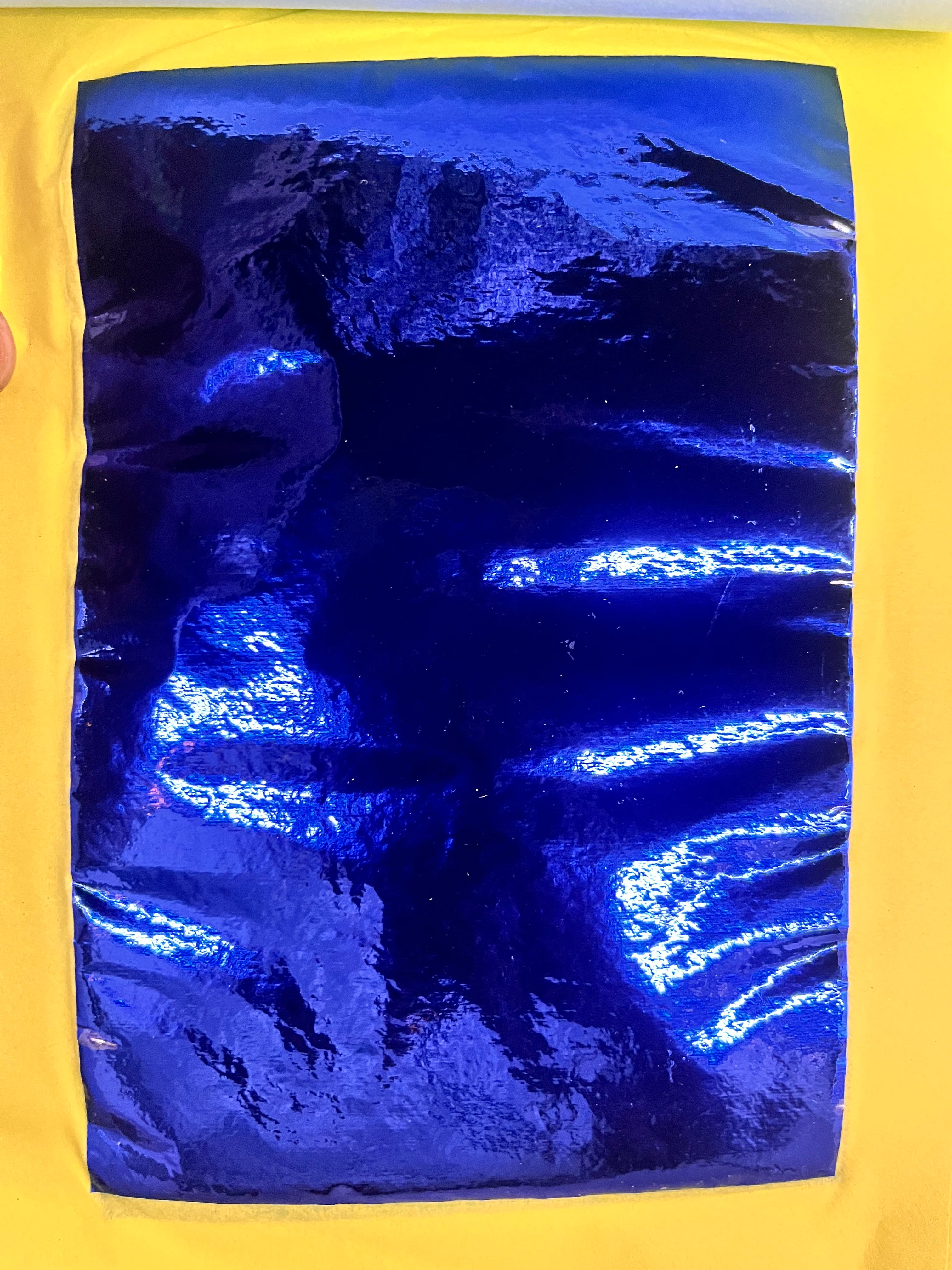 Artificial foil 5.5x8inch 25sheets -assorted colours