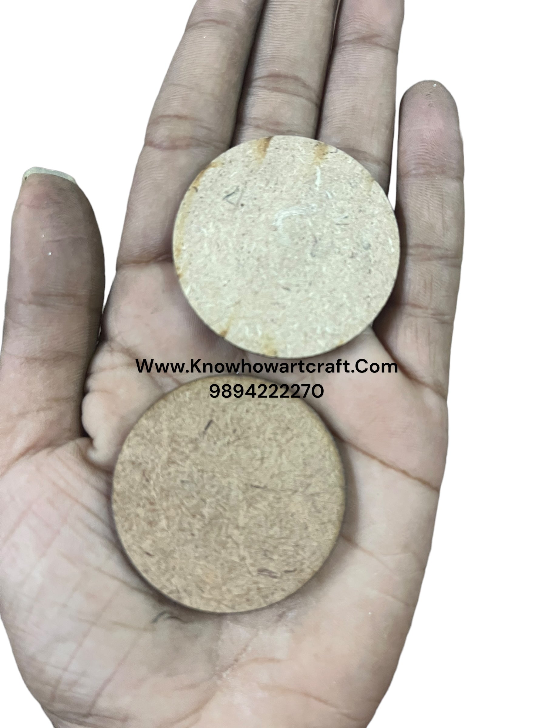 mdf  1.5” round wood 15pc in a pack