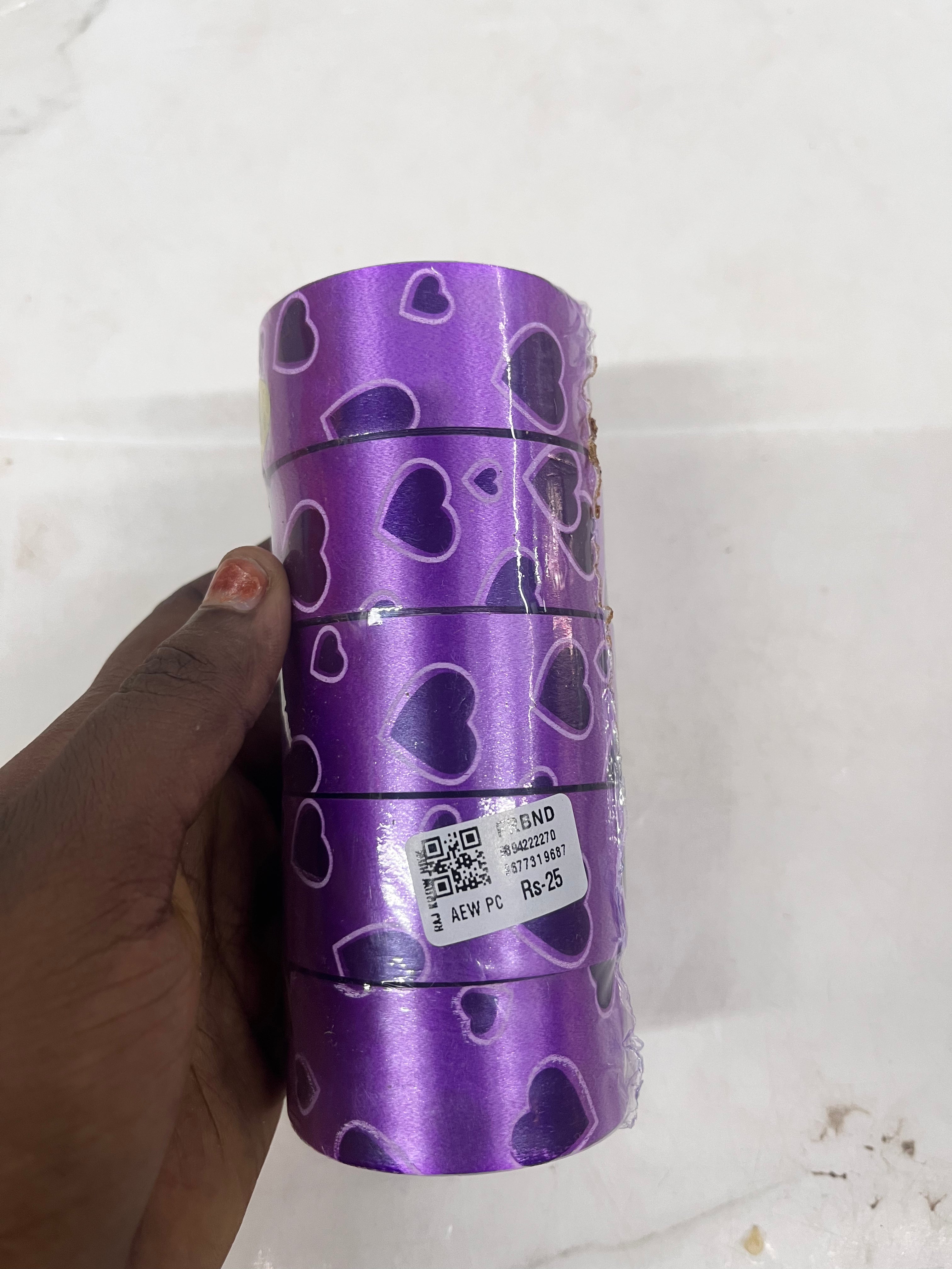 Frill ribbon design-FRBND assorted colours &design
