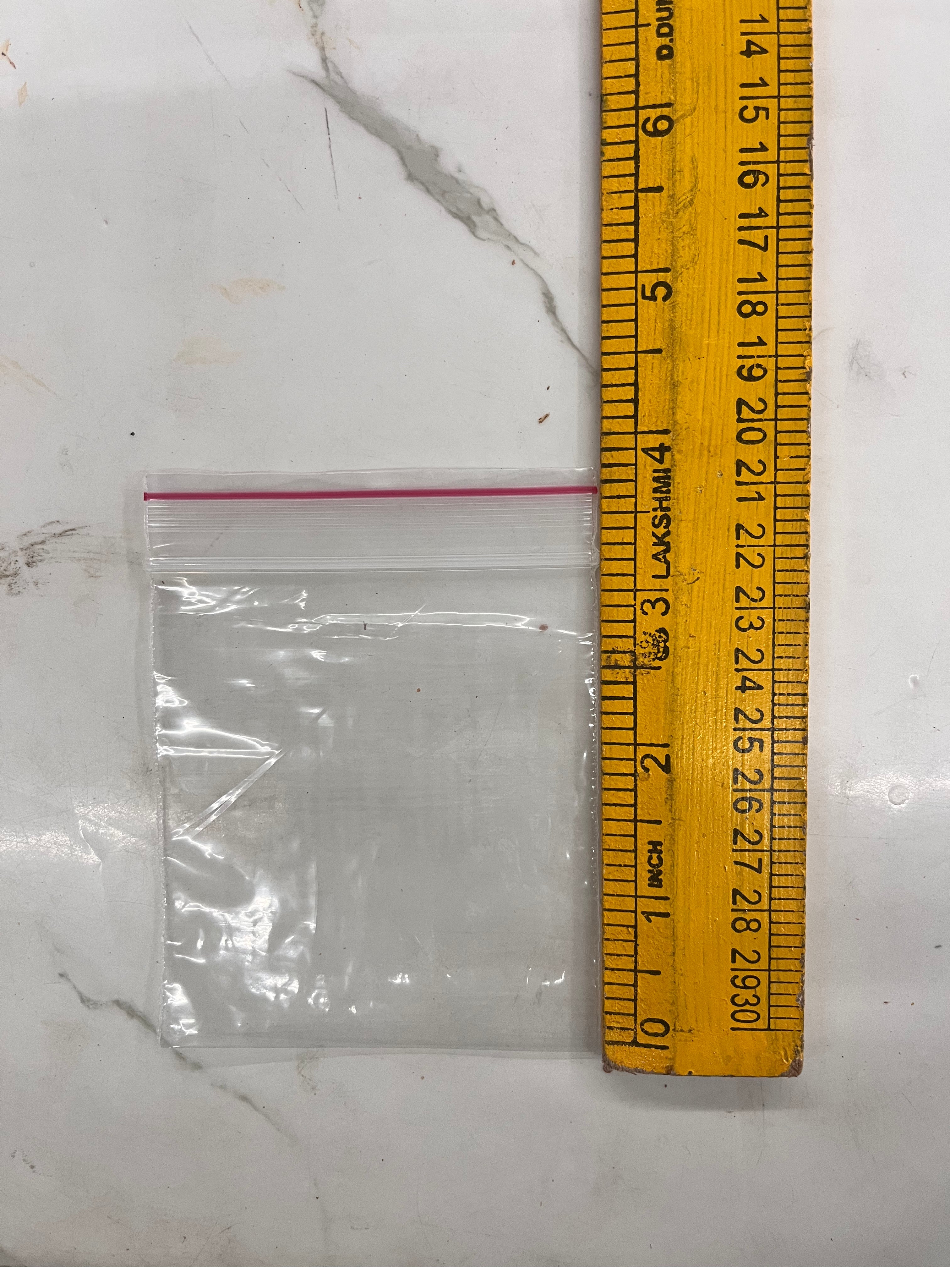 Plastic zip lock bag-100pc pack assorted 3-1pack