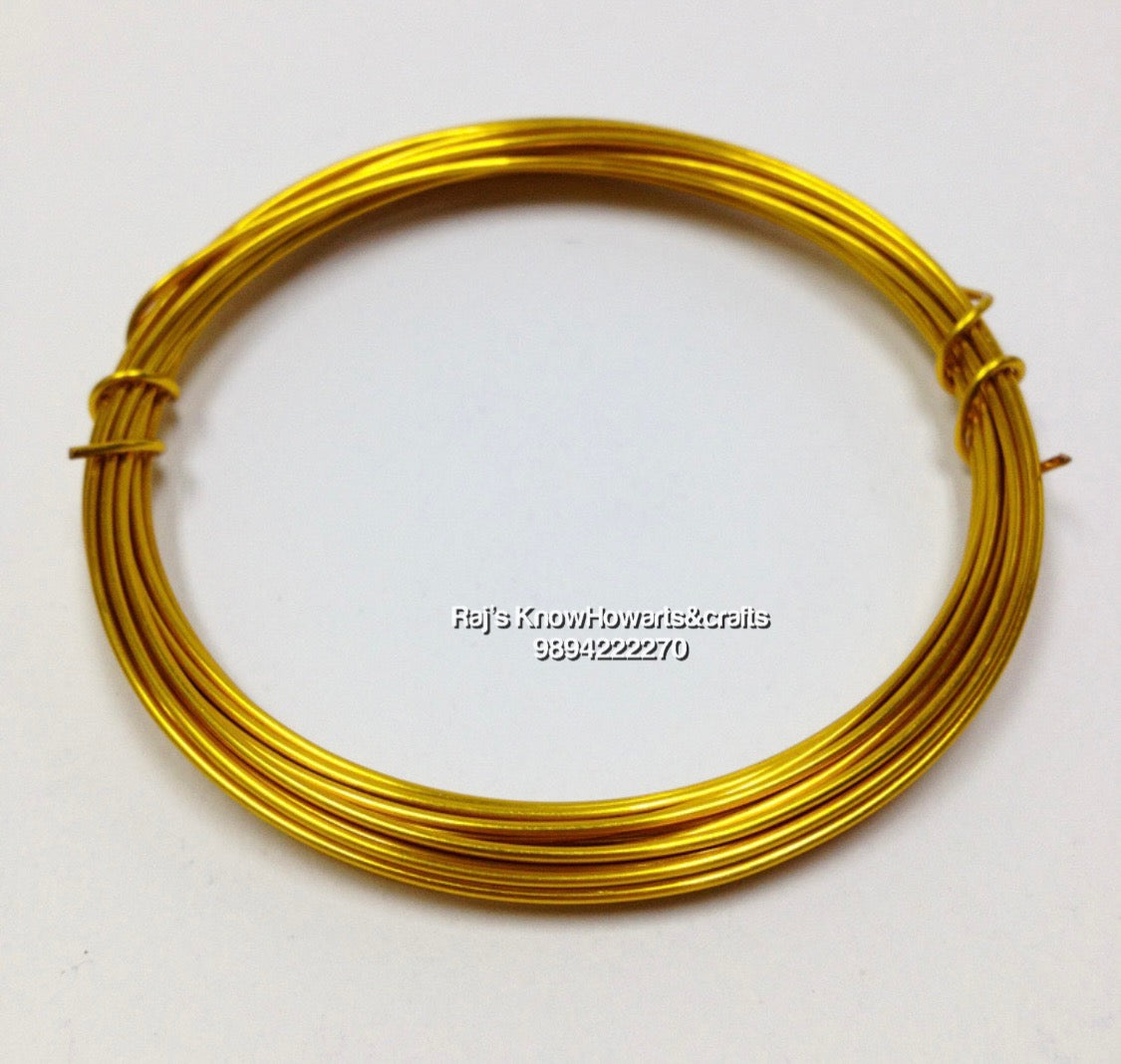 Brass golden plated wire - GOLD ALUMINIUM WIRE- GWI