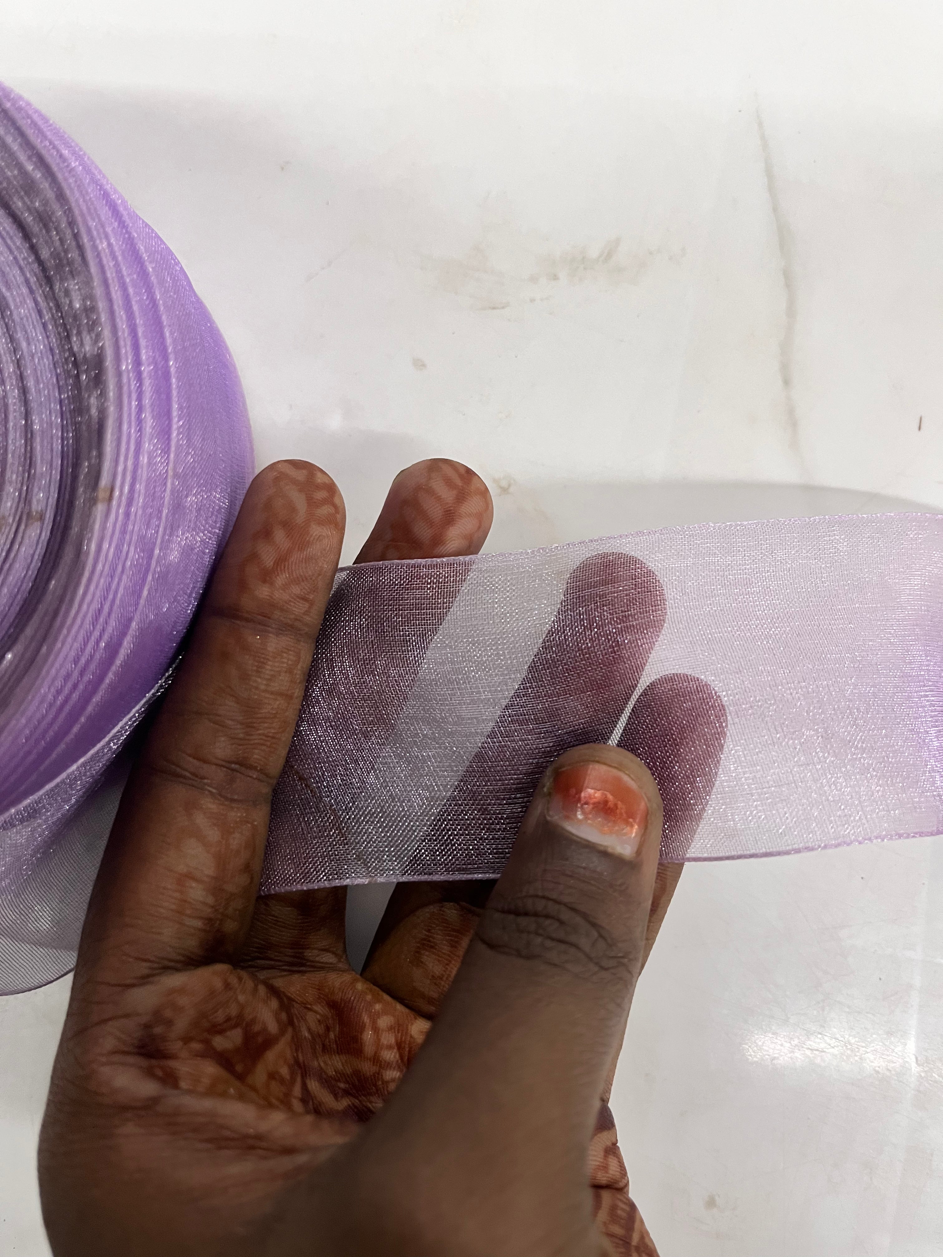Organza Ribbon 1.5inch 10 meters -Assorted colours