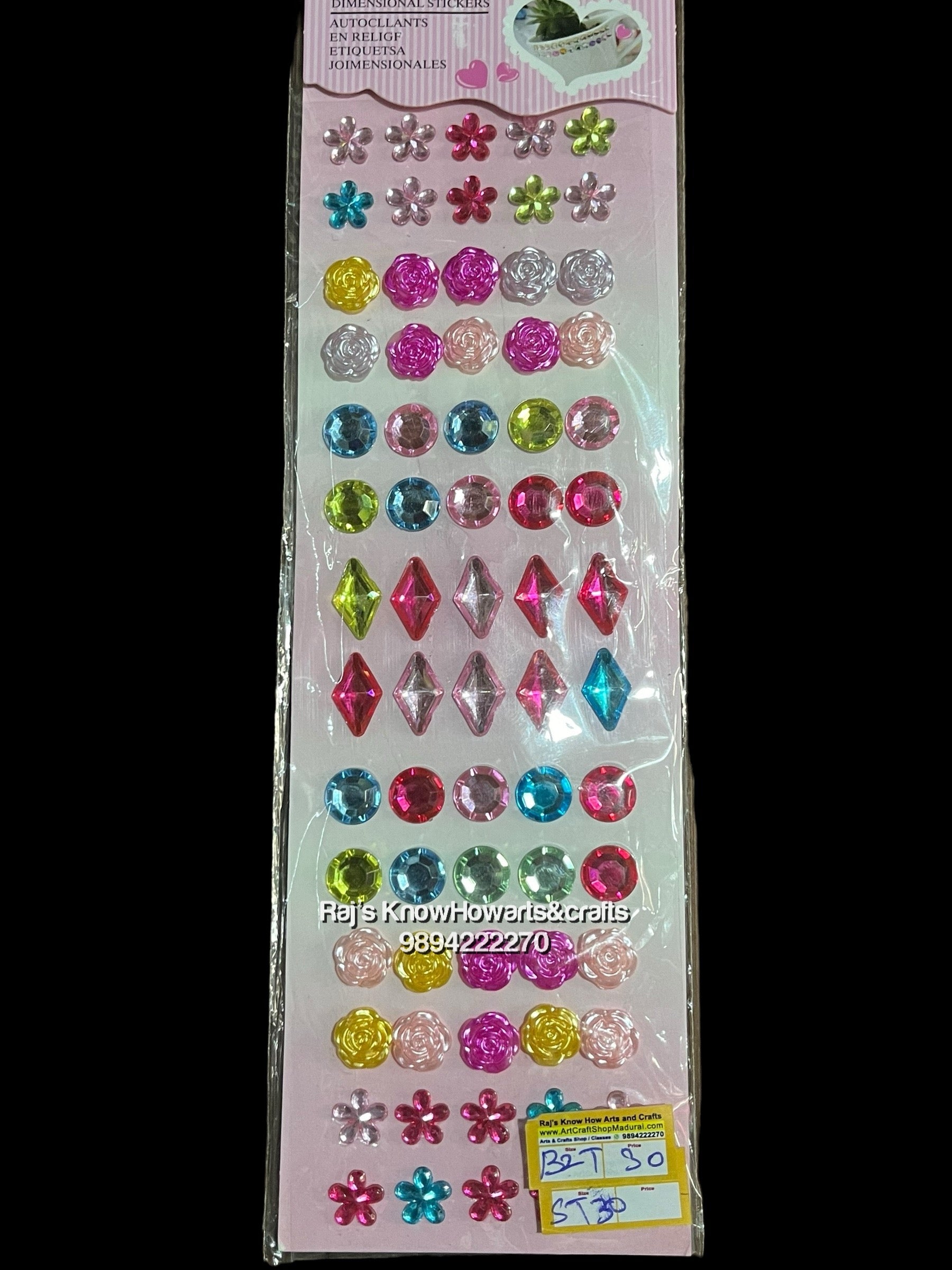 Gem  stone stickers - ST30