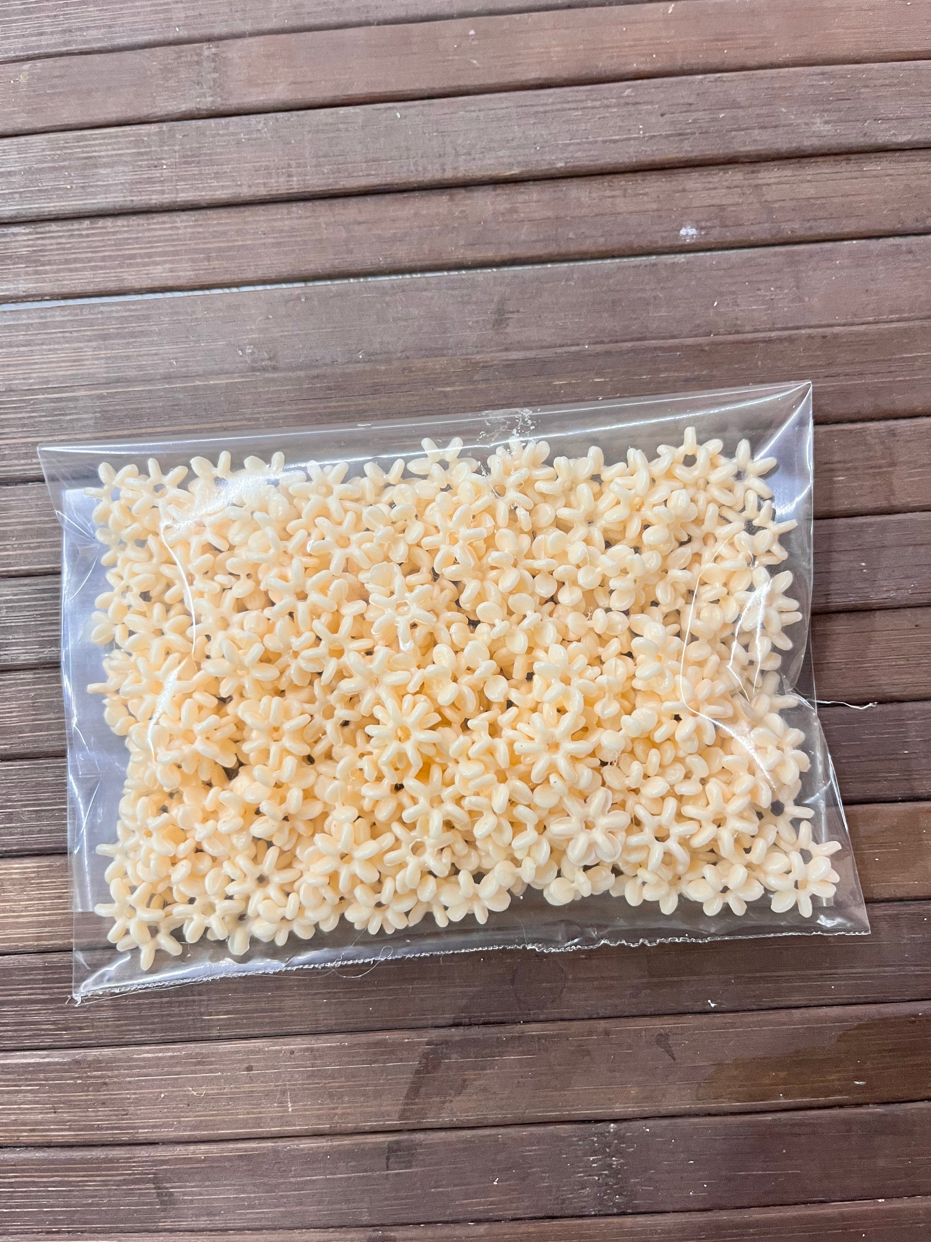 Acrylic plastic chakri ganga bead small -100g in a pack