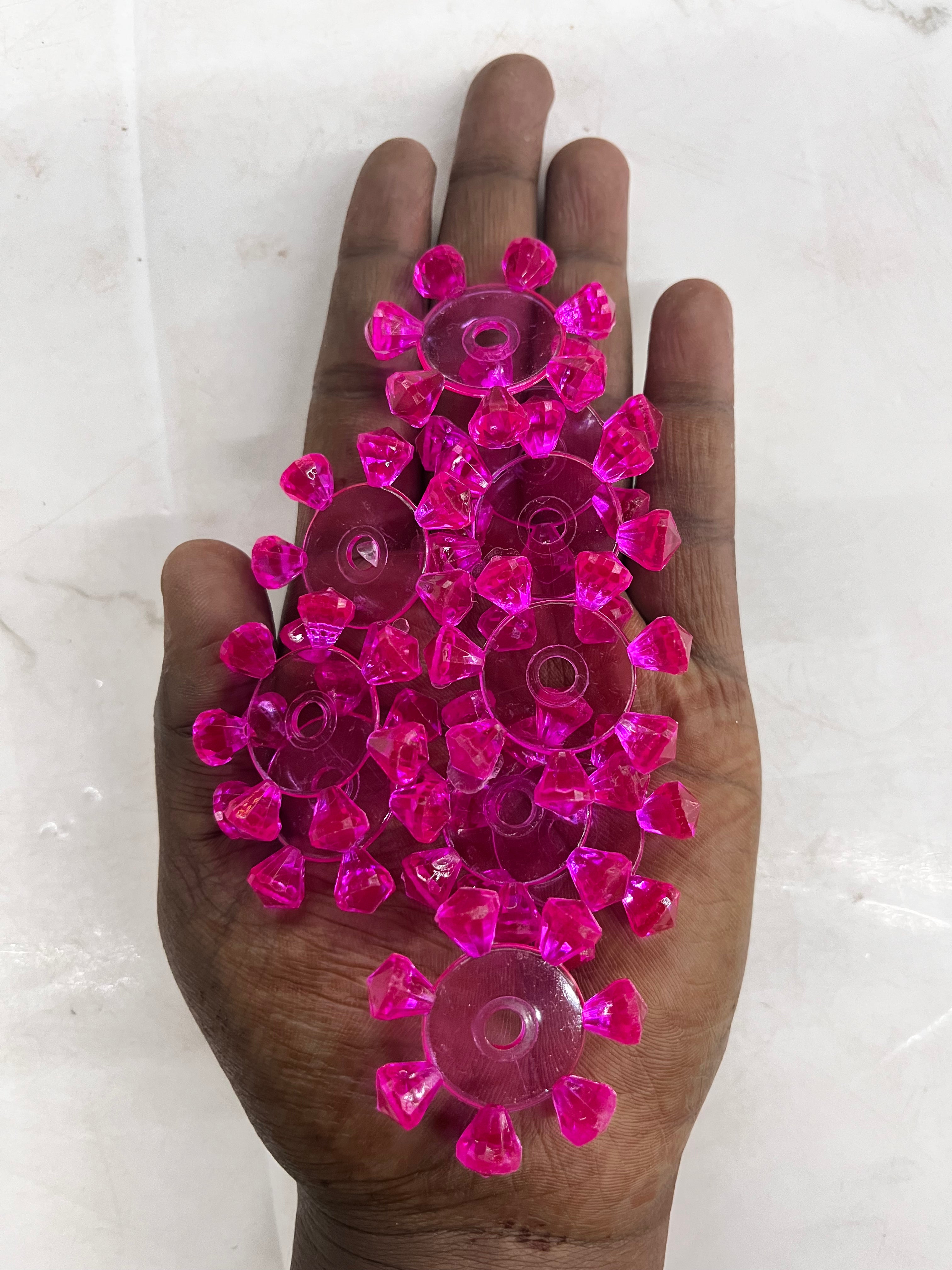 Chakri beads -assorted colours 100g pack