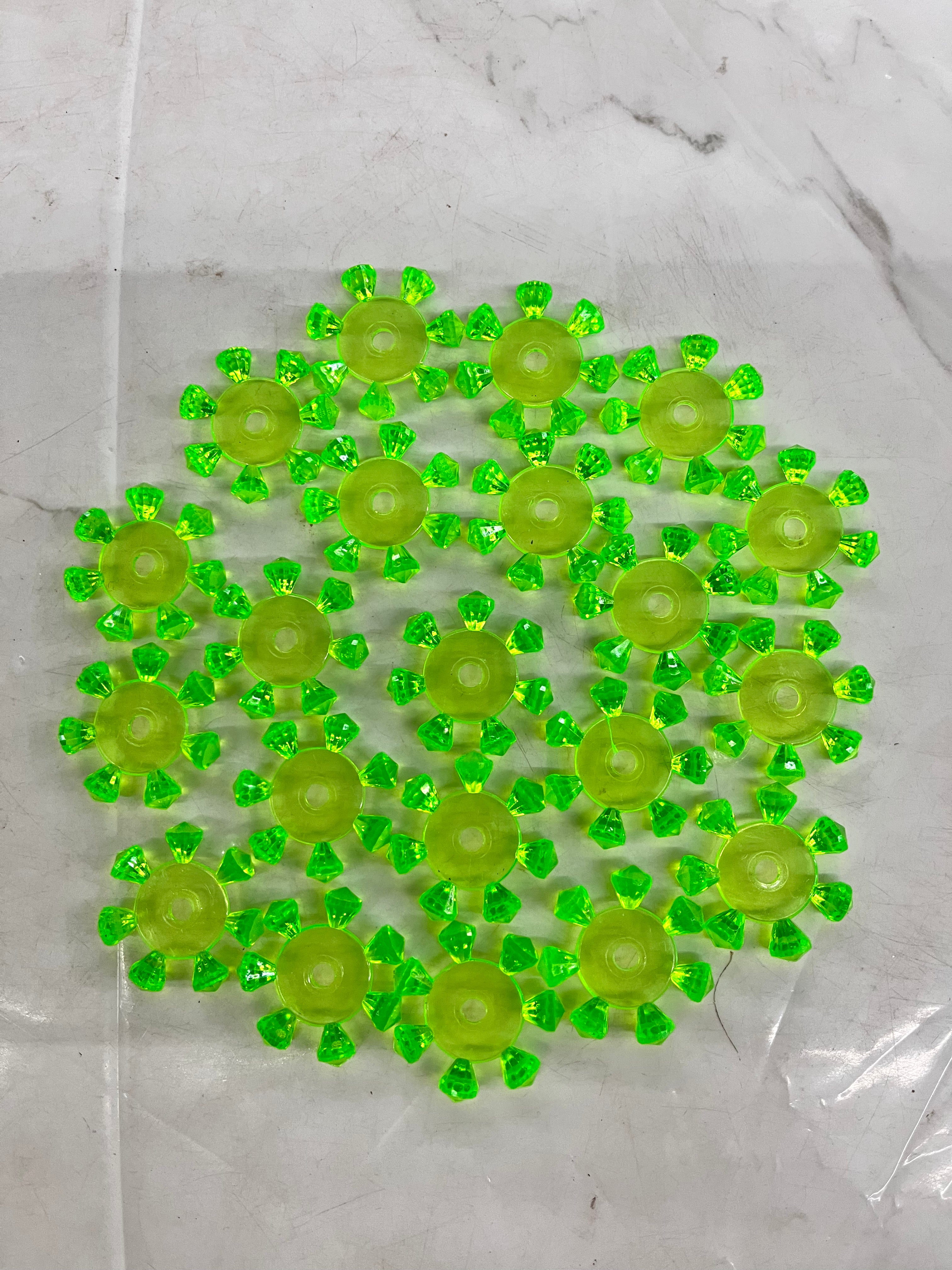 Chakri beads -assorted colours 100g pack