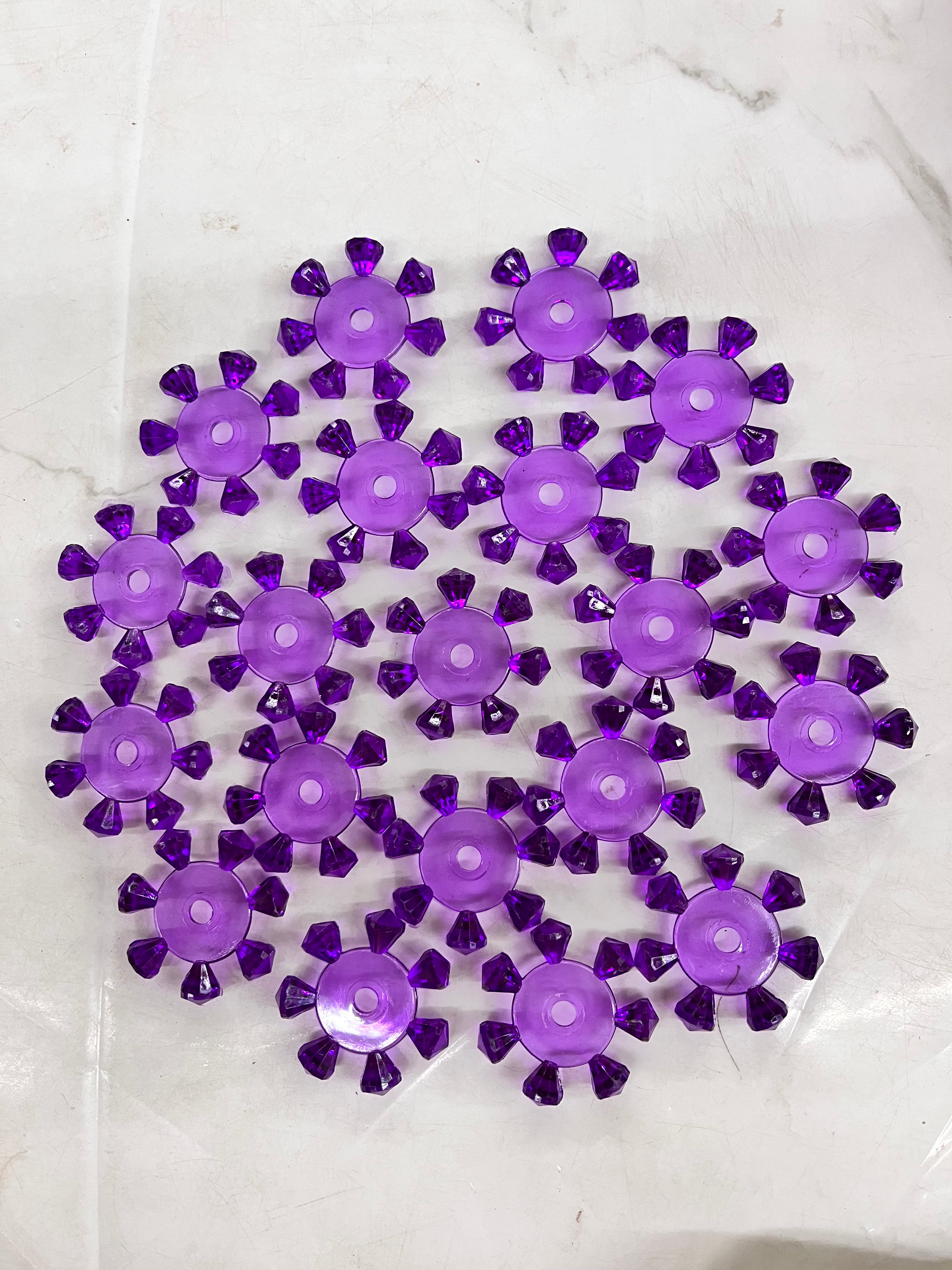 Chakri beads -assorted colours 100g pack