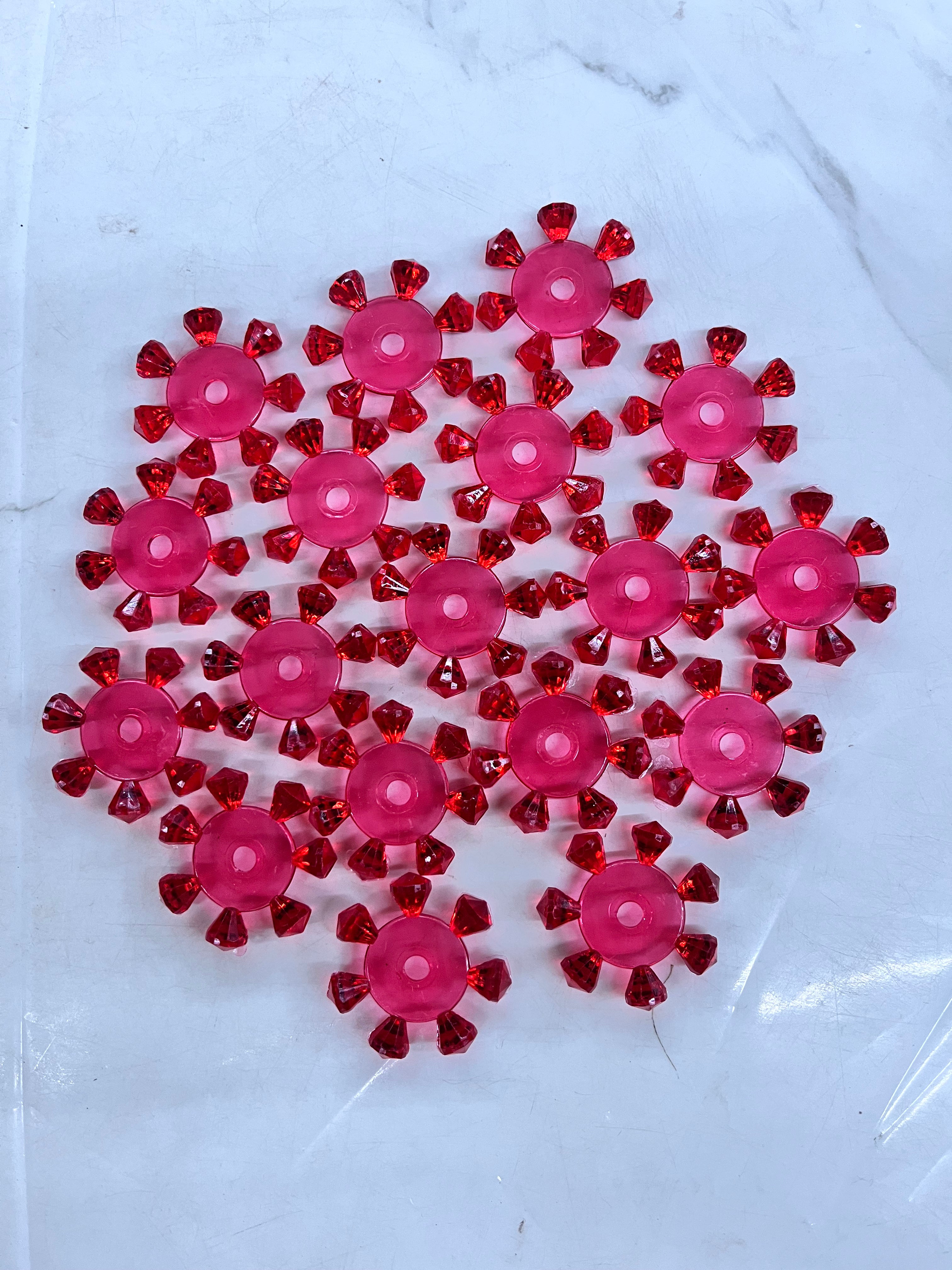 Chakri beads -assorted colours 100g pack