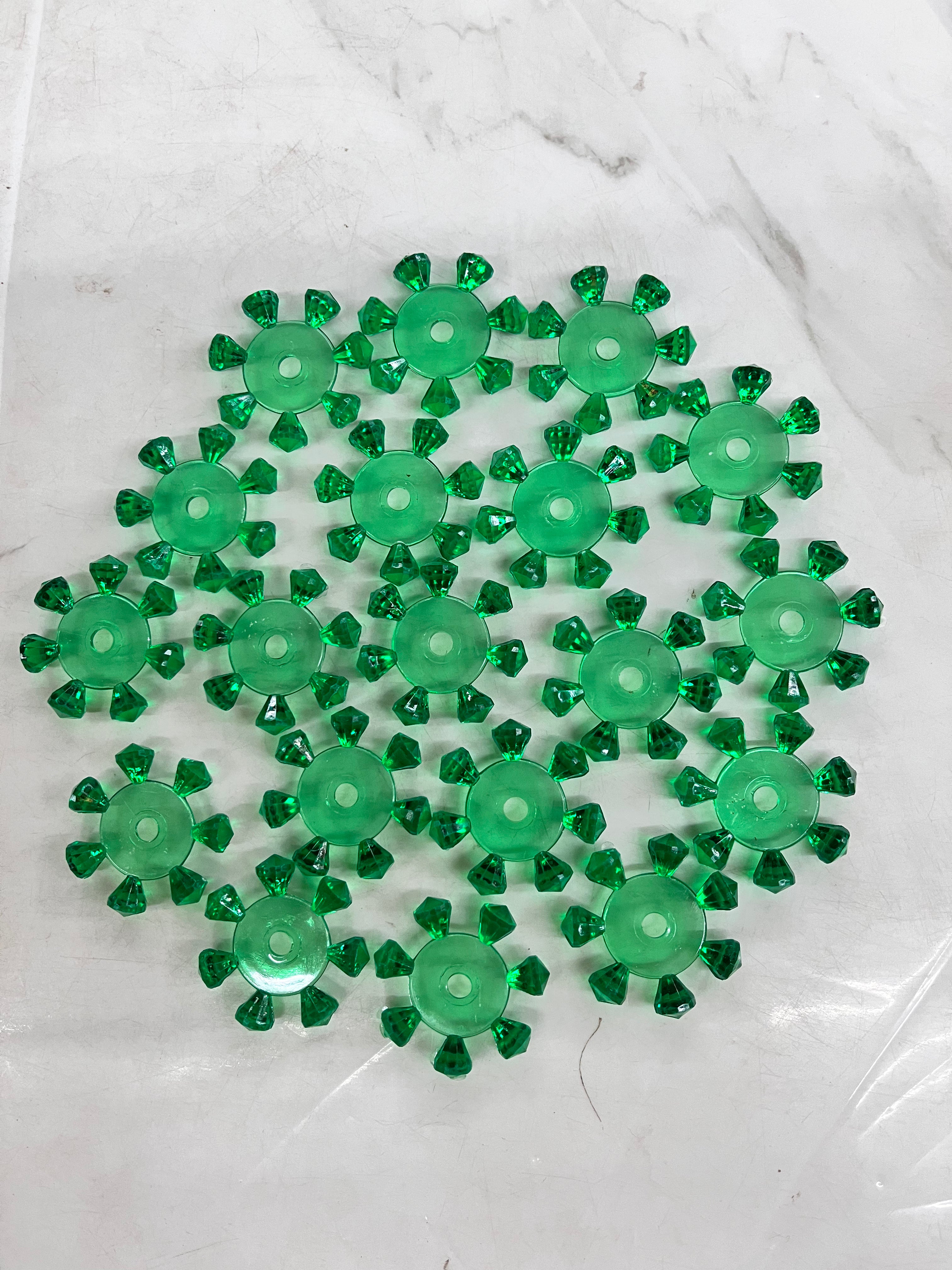 Chakri beads -assorted colours 100g pack