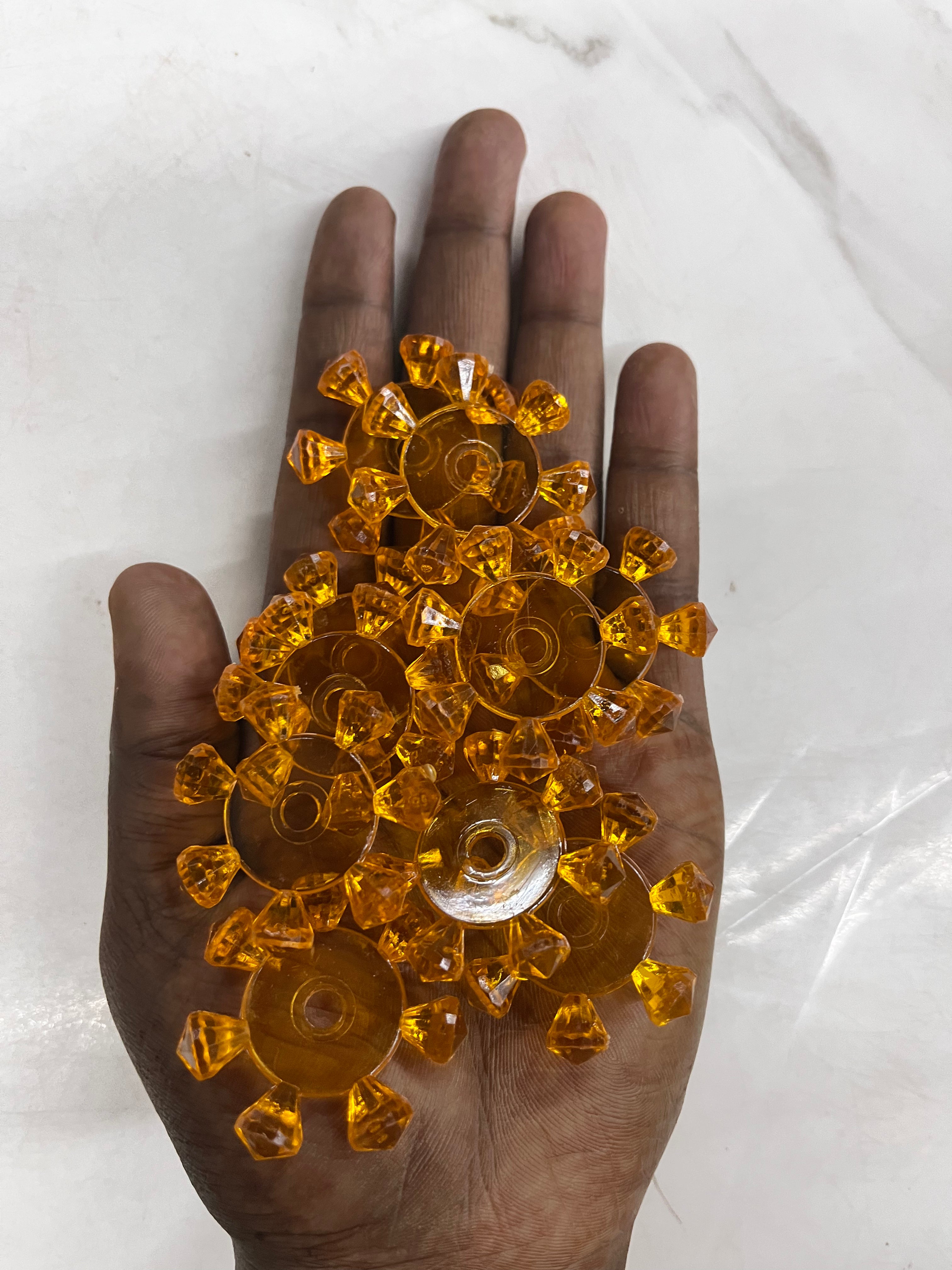 Chakri beads -assorted colours 100g pack