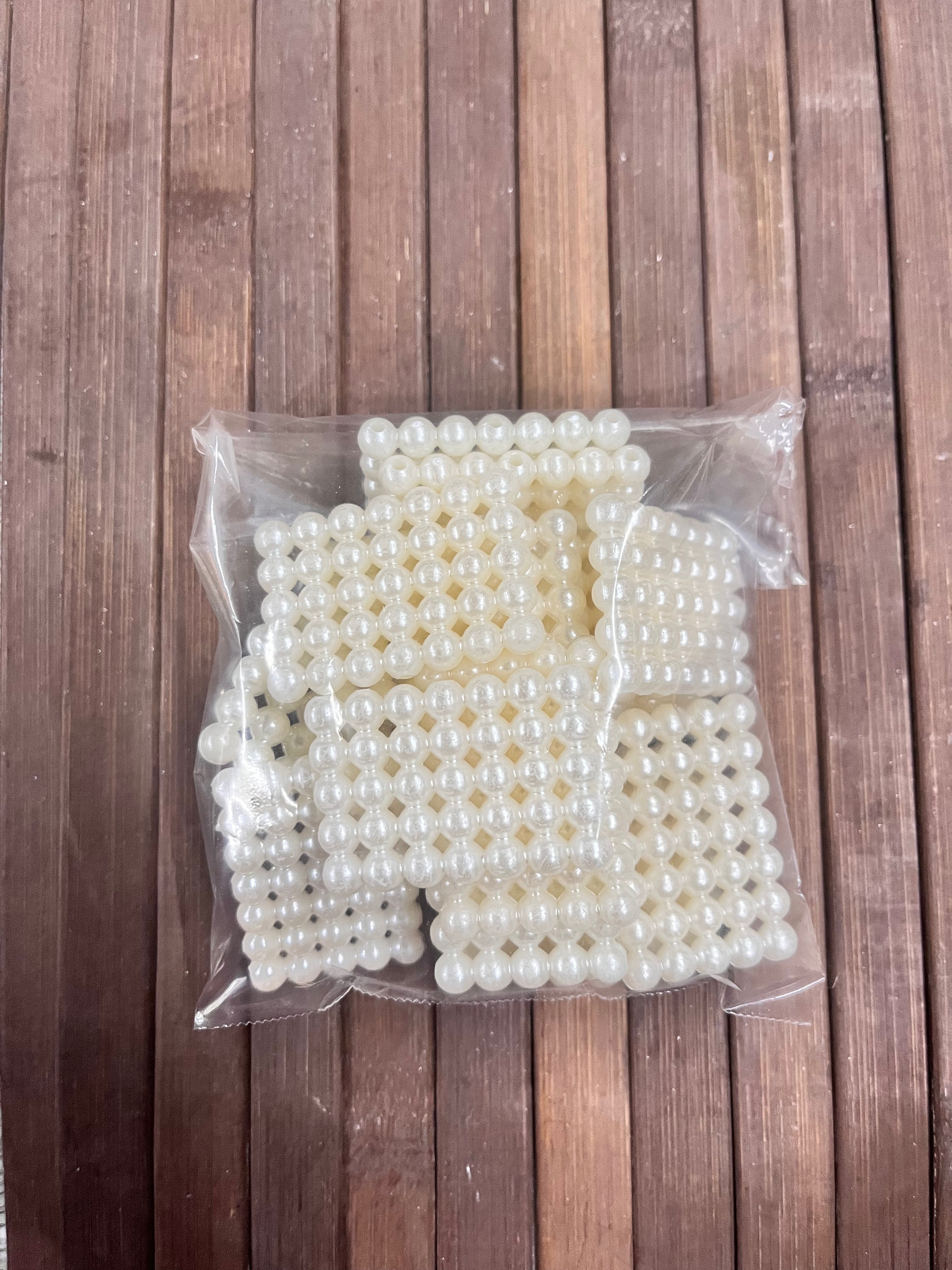 Rectangle window pearl beads-50g pack