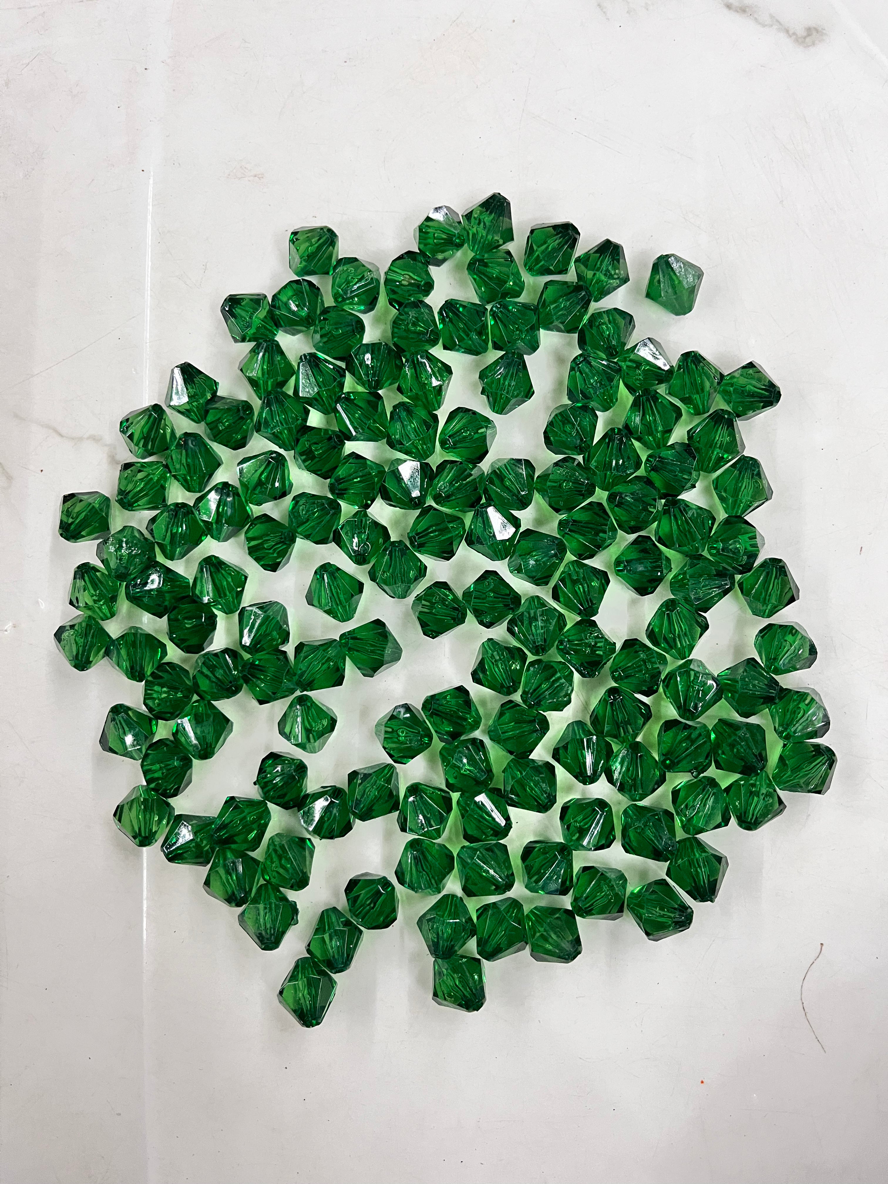 Acrylic plastic diamond thoran  beads 100g pack