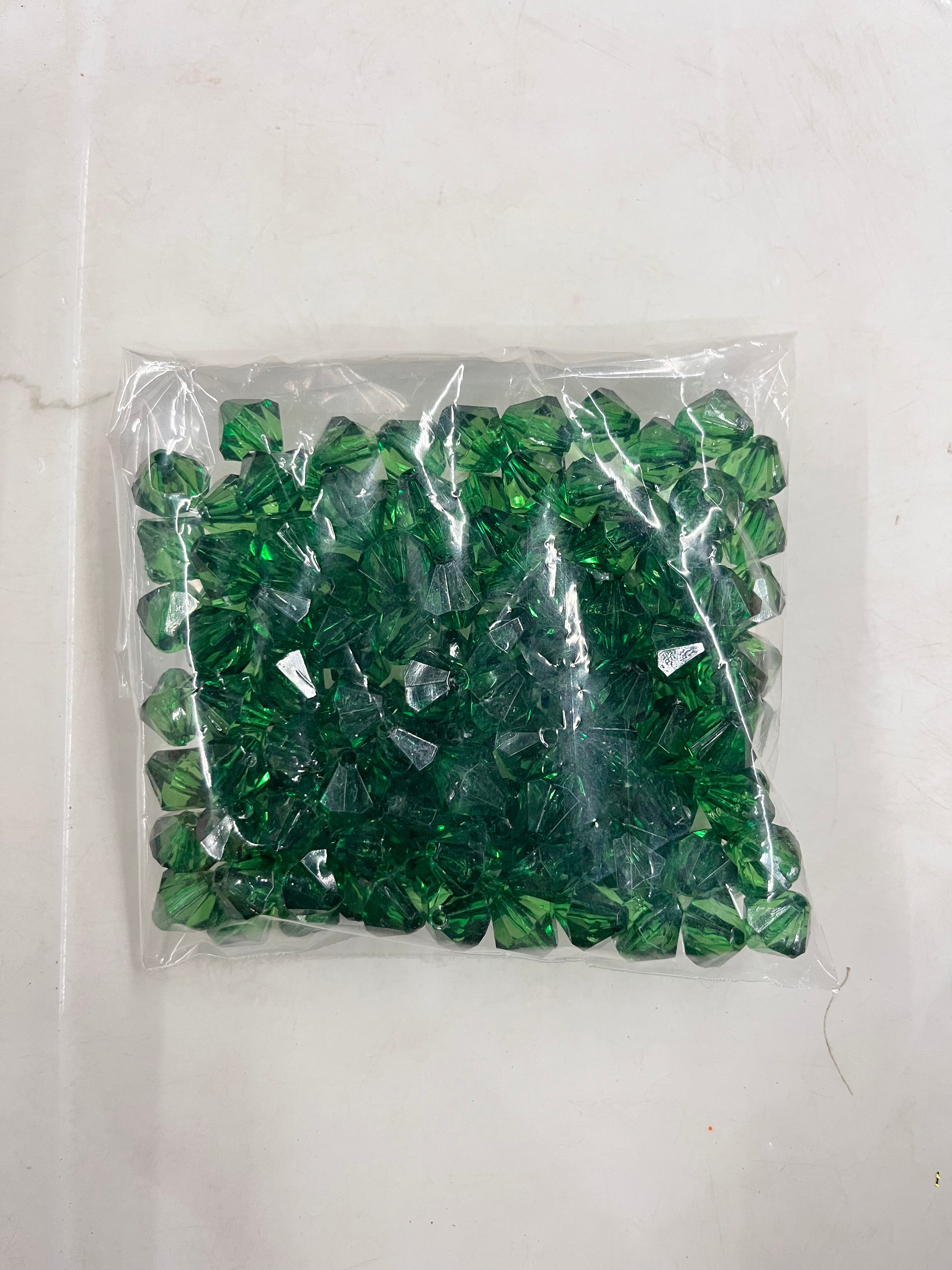 Acrylic plastic diamond thoran  beads 100g pack