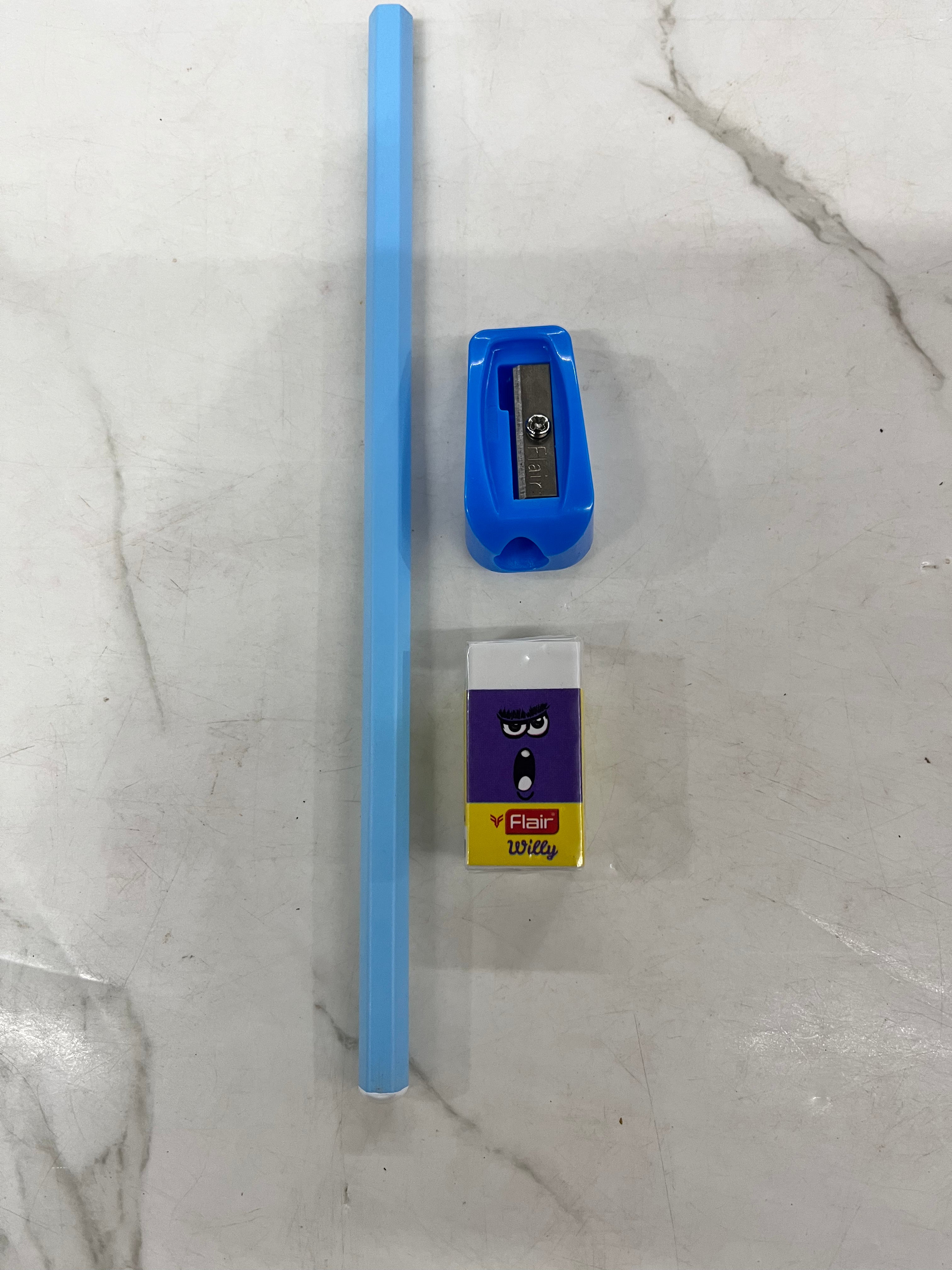 Flair pastela pencil eraser sharpener kit-10 pack