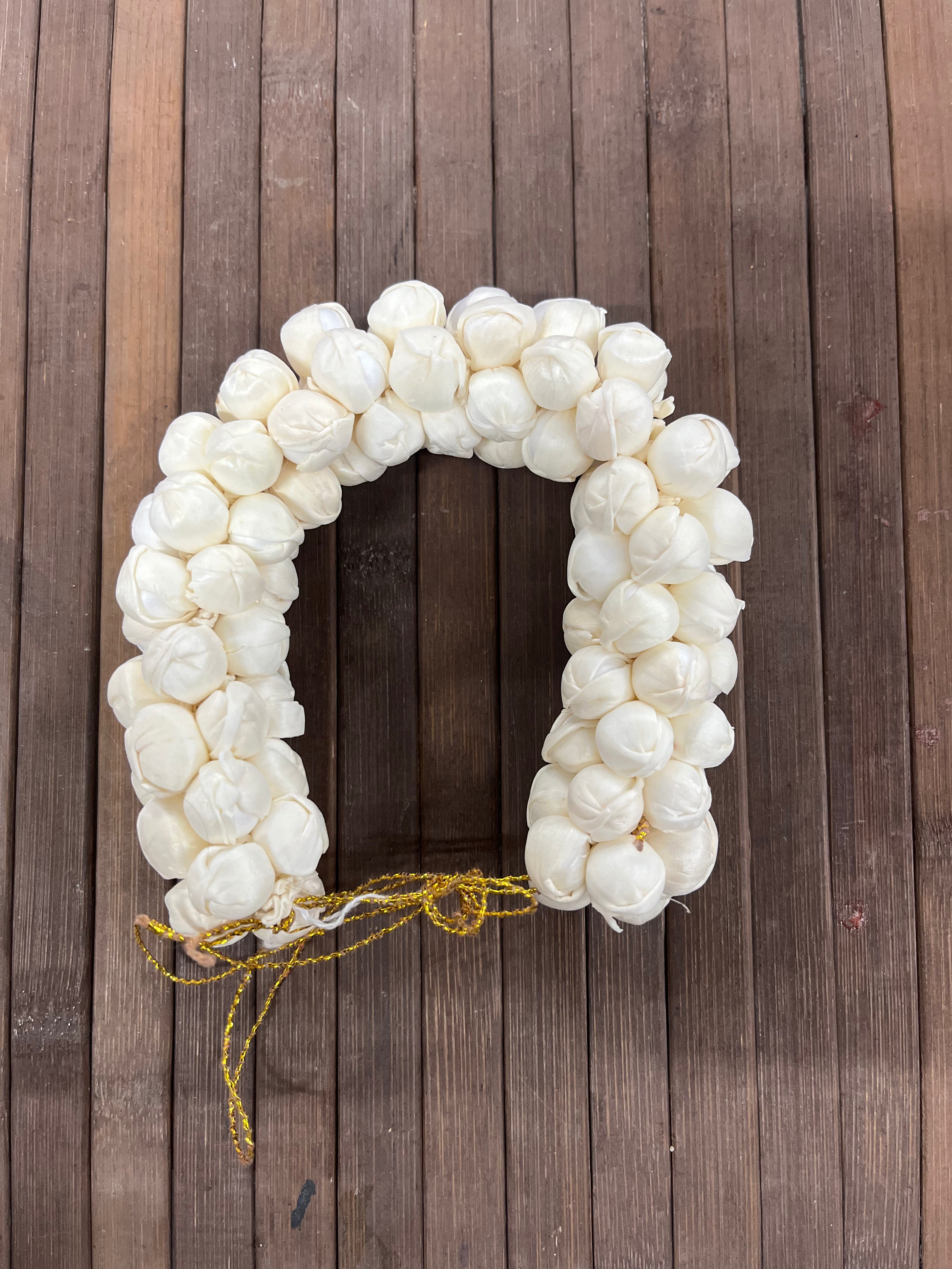 Artificial chola wood jasmine  string 9.5to10inch-1pack
