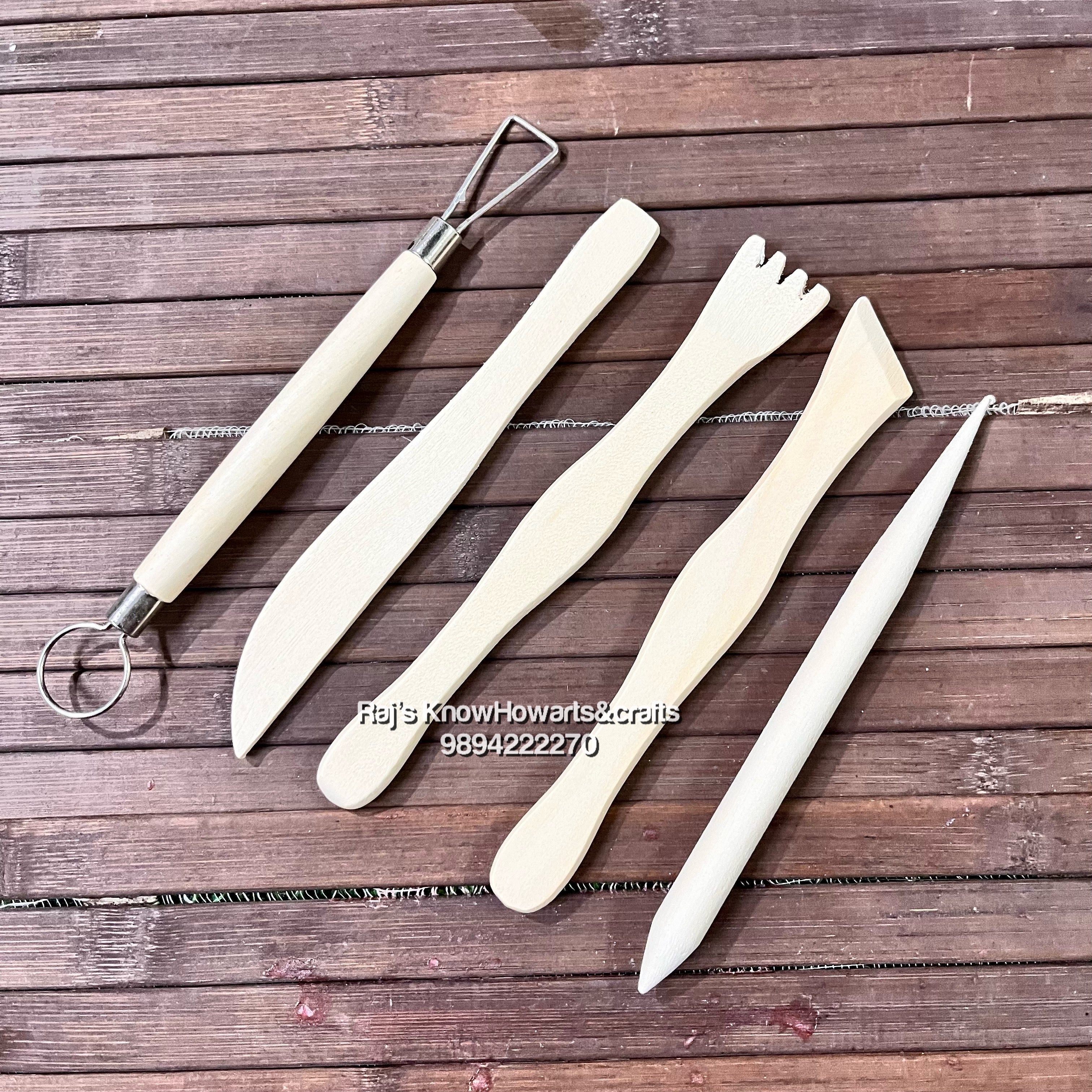 Wooden Handle tool  - 1 pc