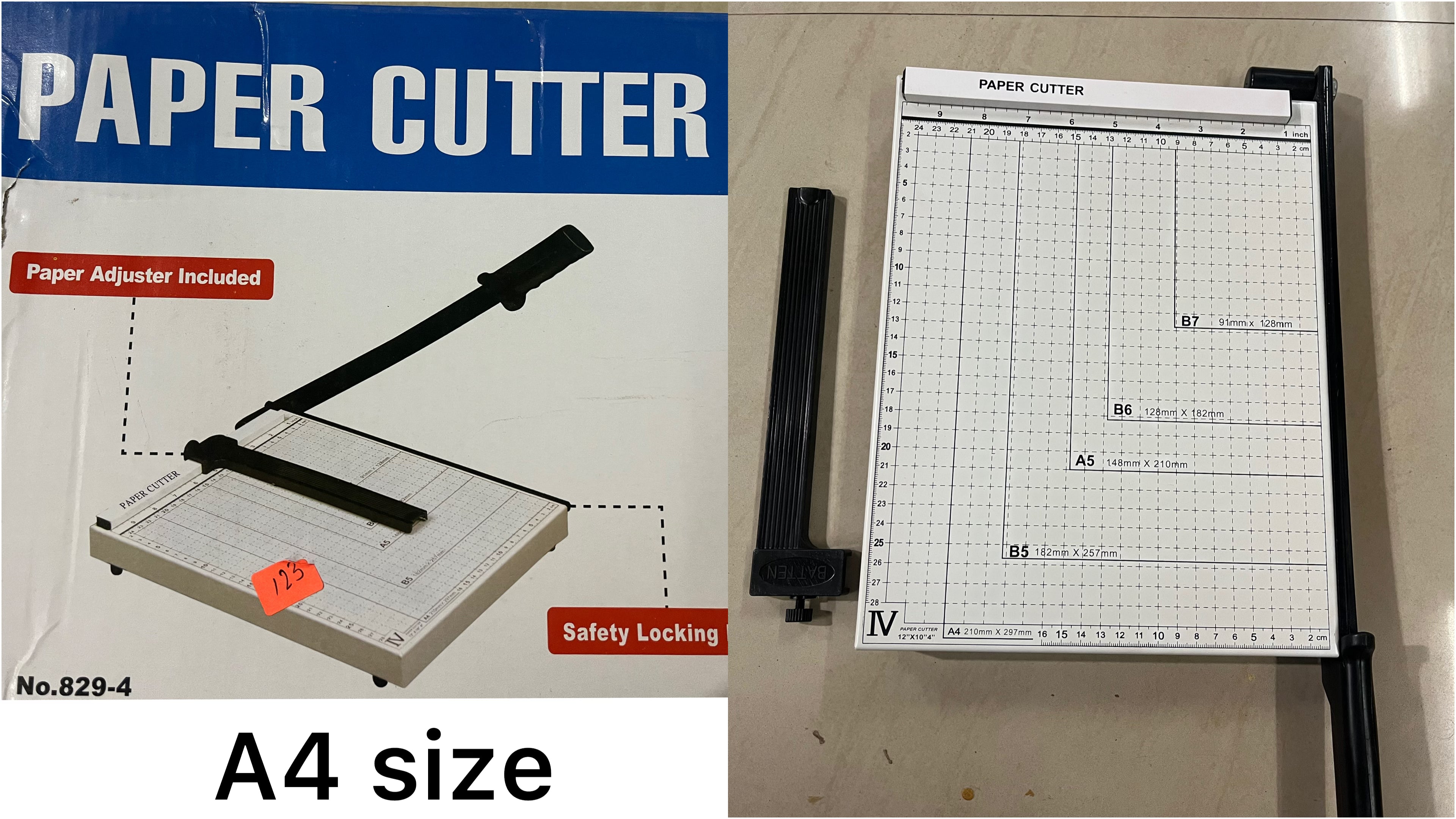 Paper cutter + score board A4 10*12 inches