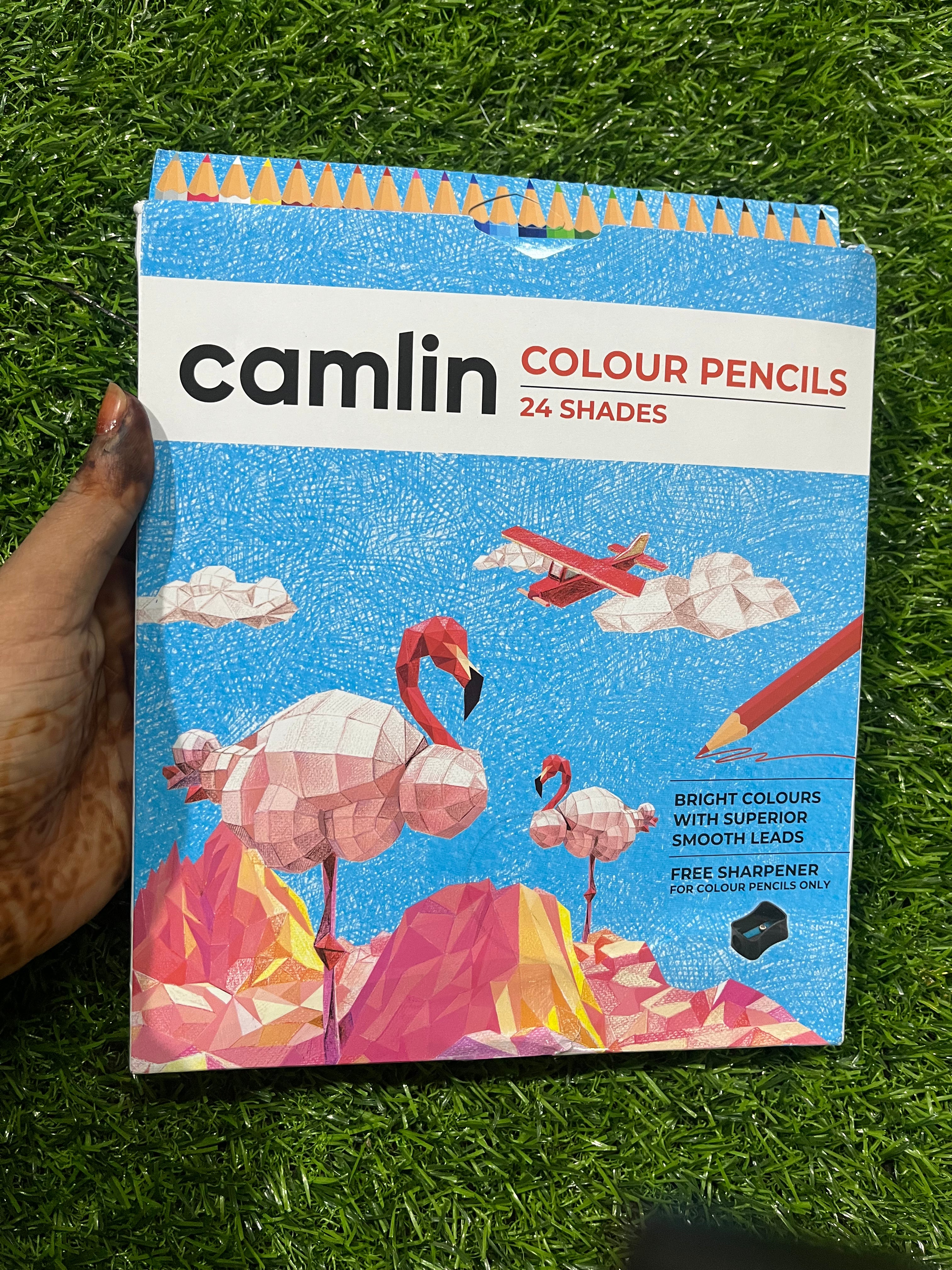 Camlin colour pencils 24 shades