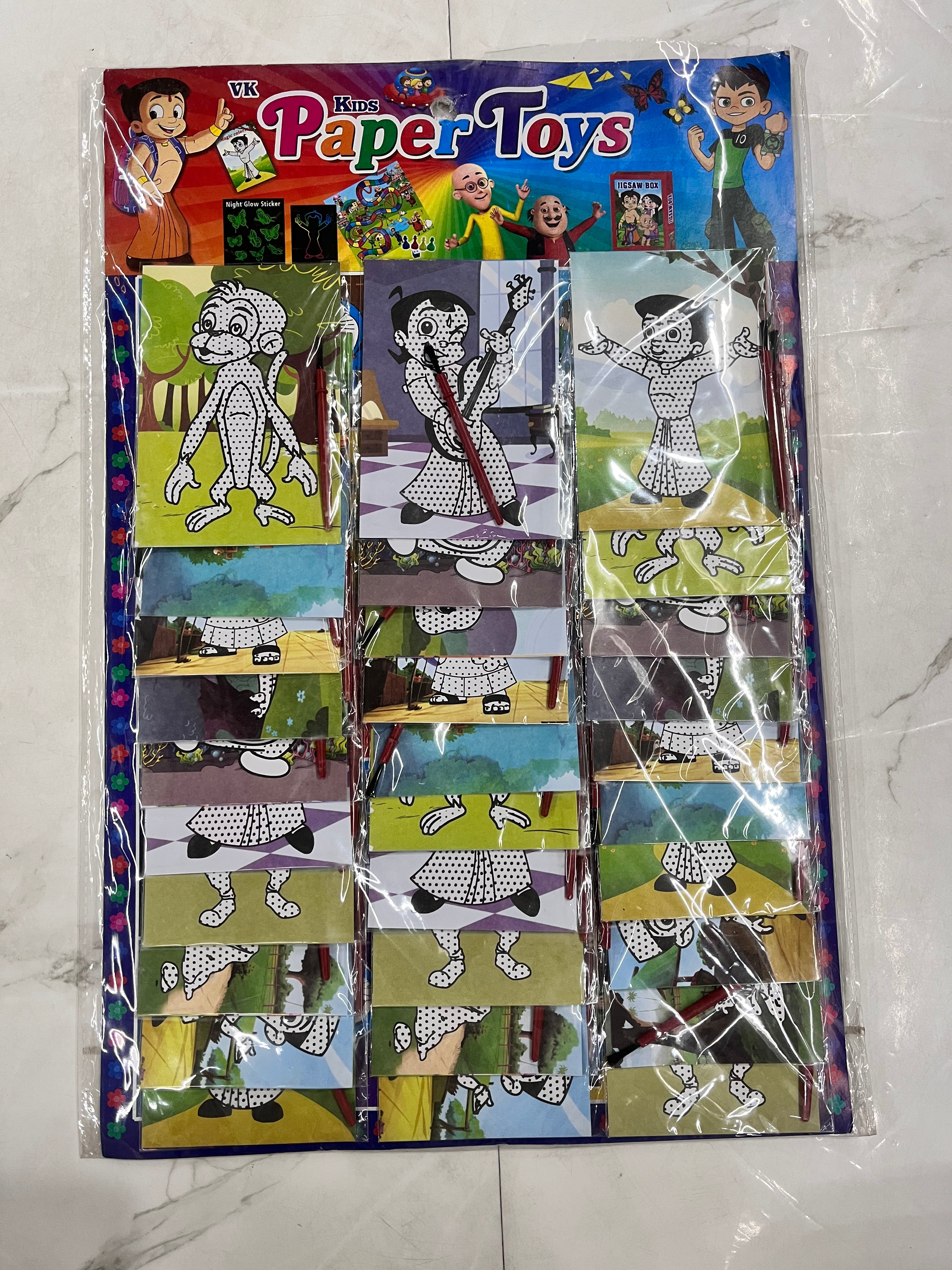 Paper toys kids-full pack
