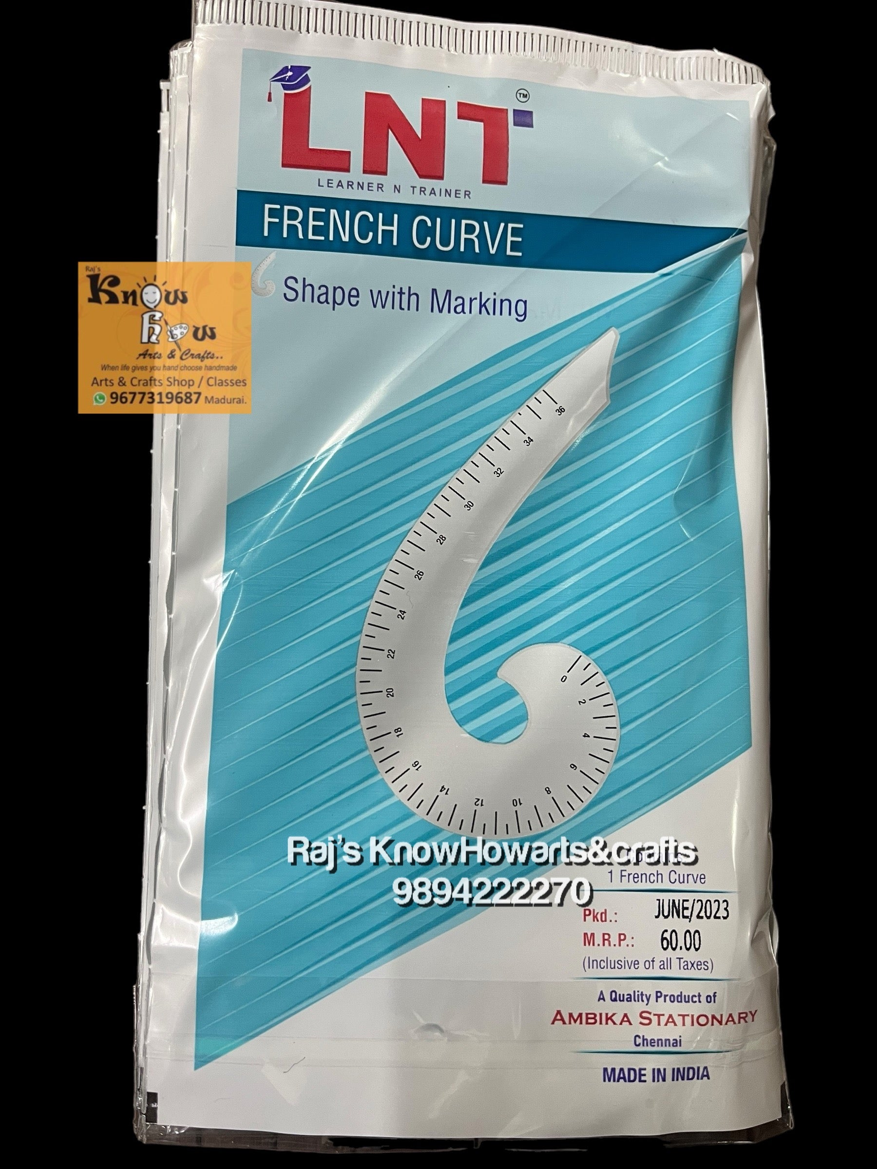 French curve shape