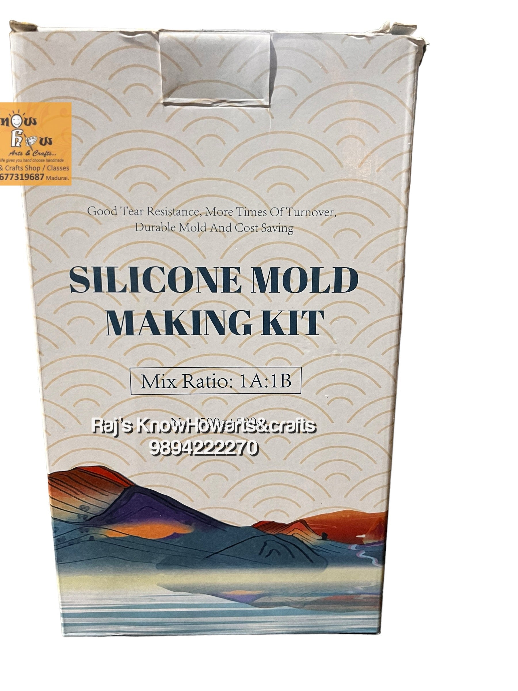 Silicon mold Making kit A & B - 1 litre