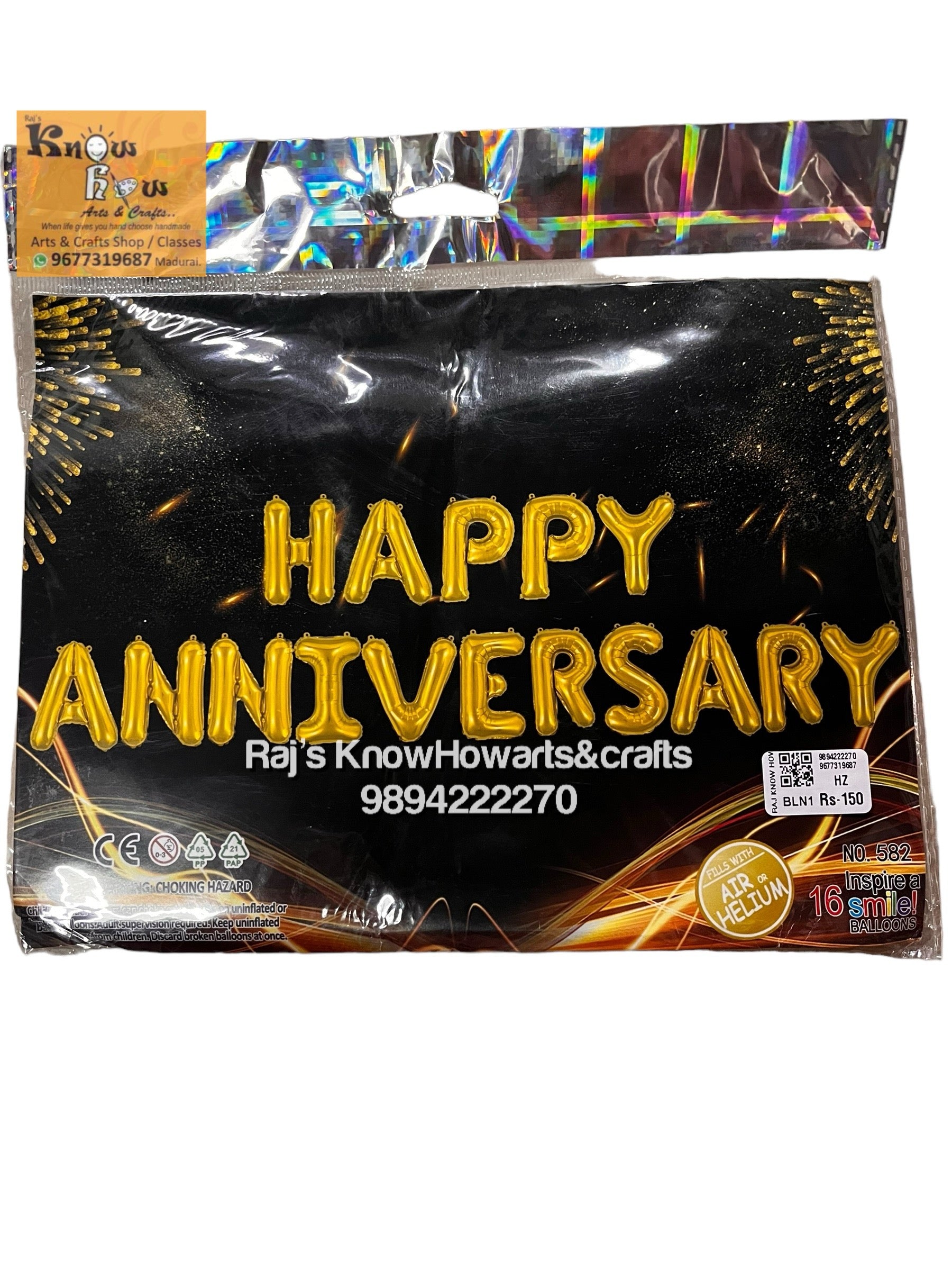 Happy Anniversary Balloon makes your birthday better 13pcs /set