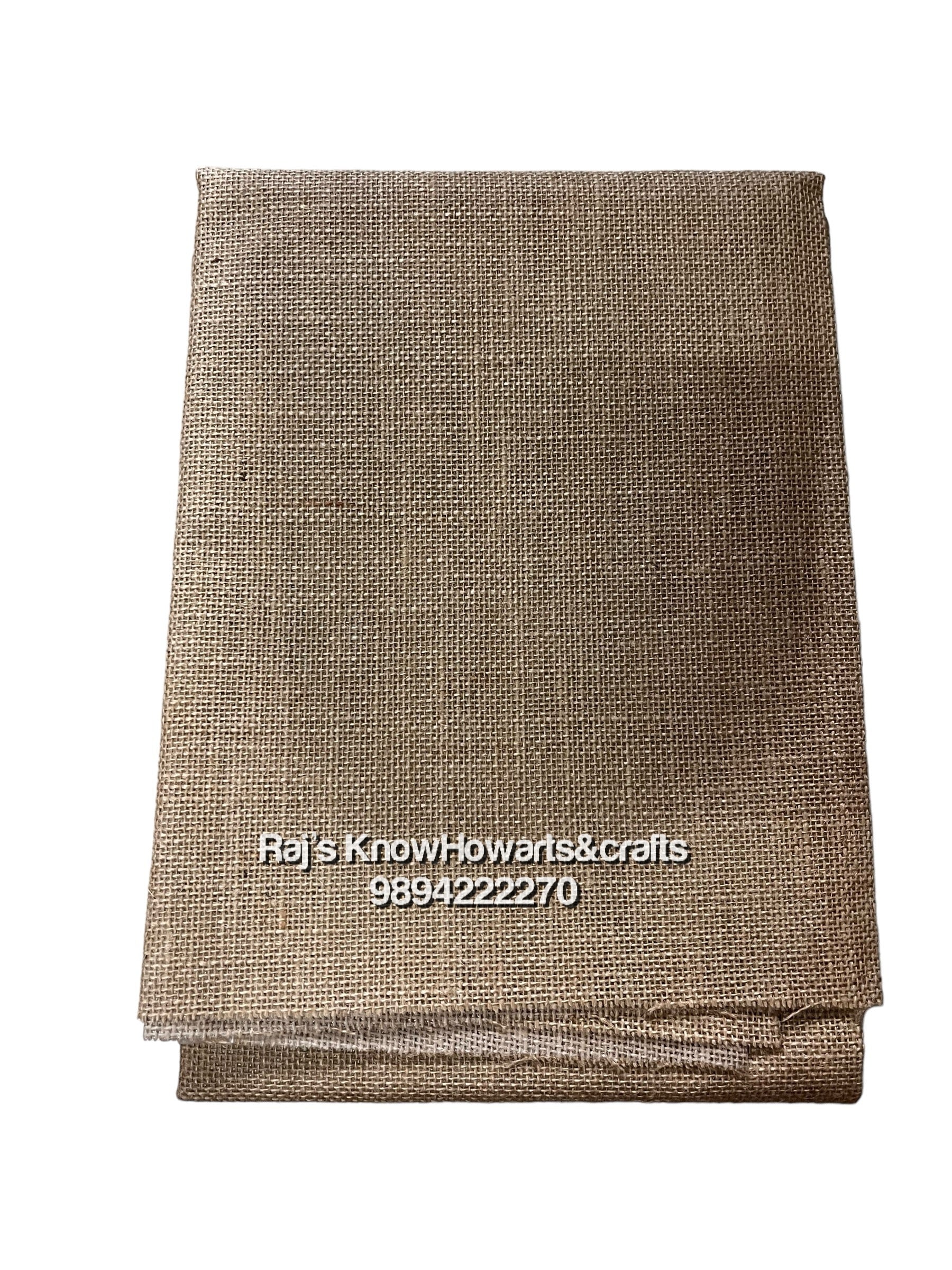 Jute cloth natural meter – KnowHowArtCraft - Main Image