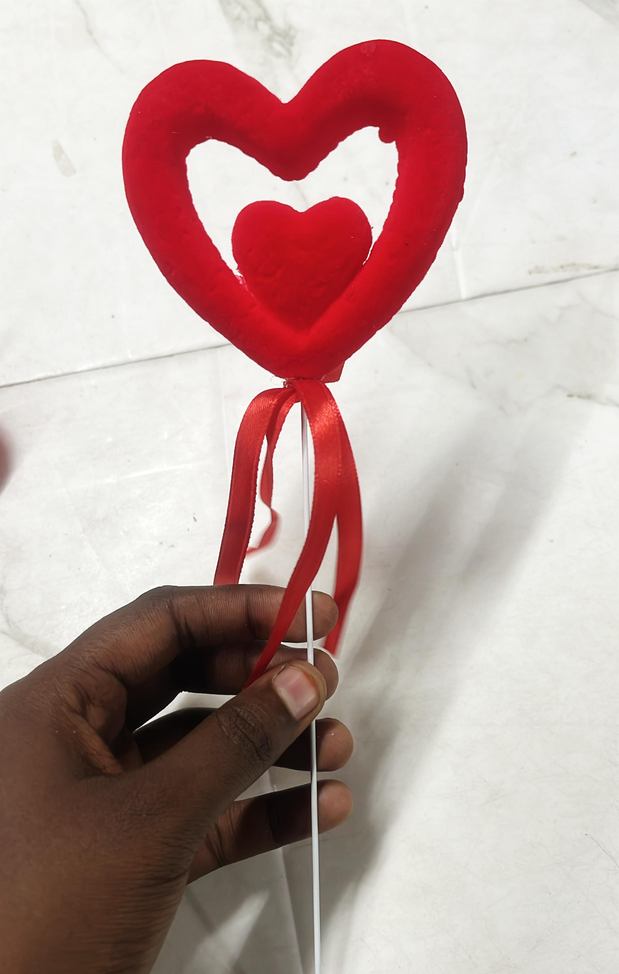 Valentine’s Day heart in heart sticks-3piece pack