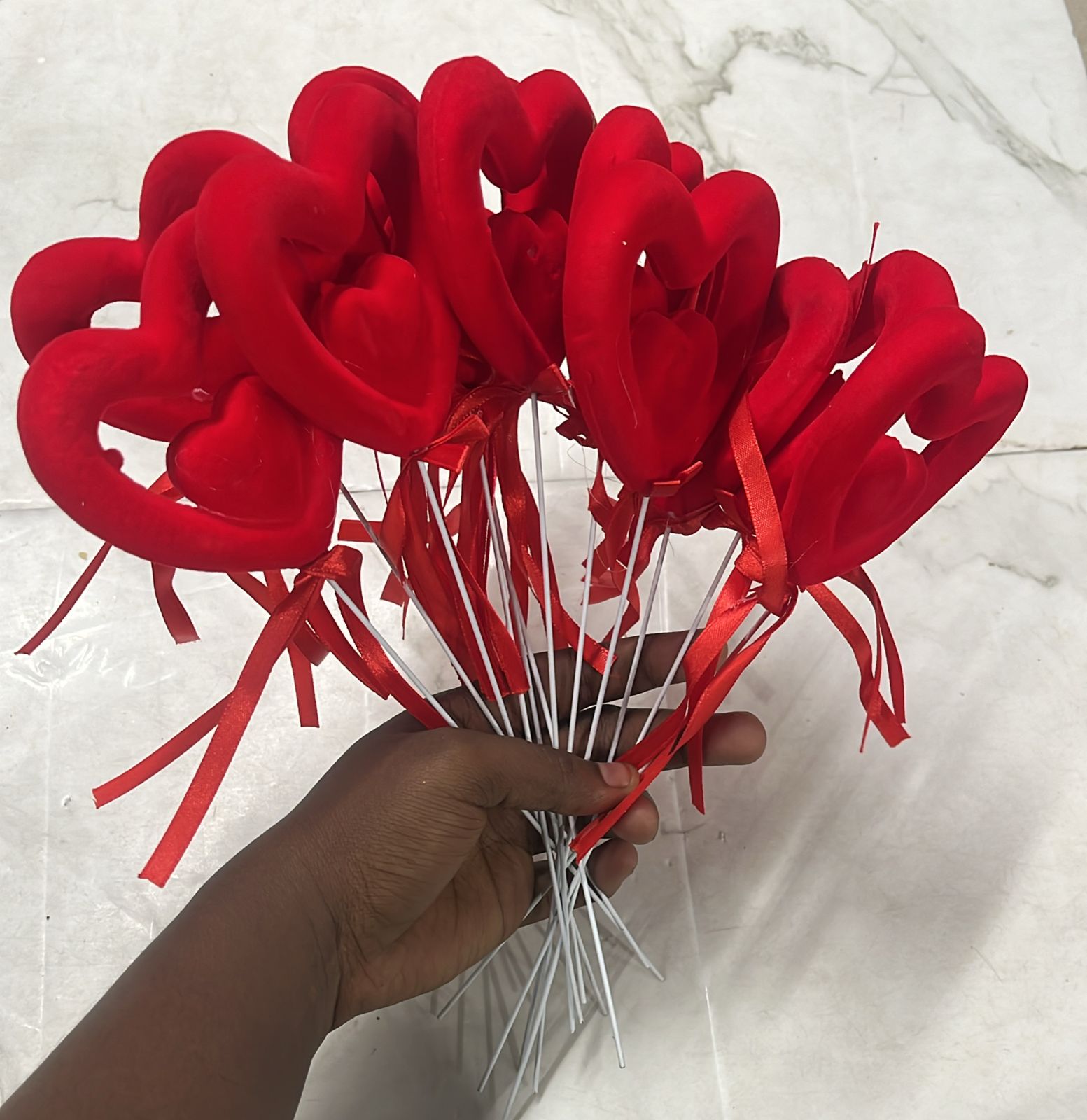 Valentine’s Day heart in heart sticks-3piece pack