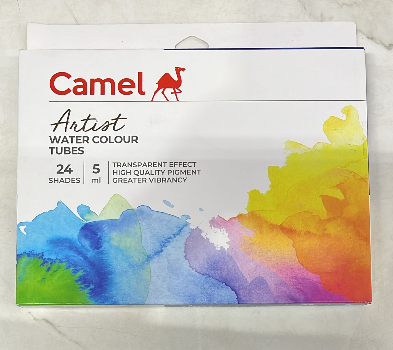 Camel artist water colour tubes 24shades 5ml -1pack /4312