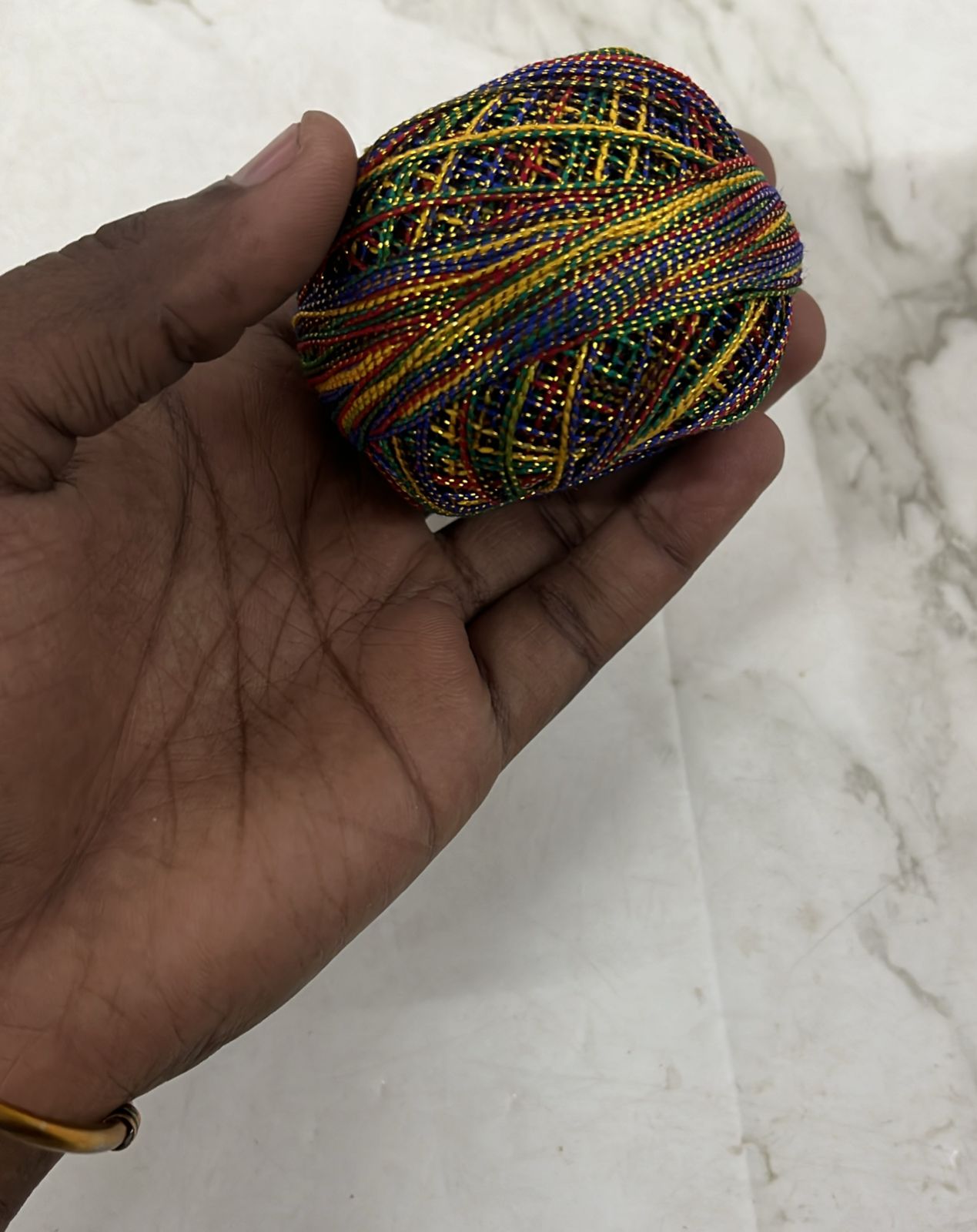 Metallic crochet thread assorted 8colours pack -CTH