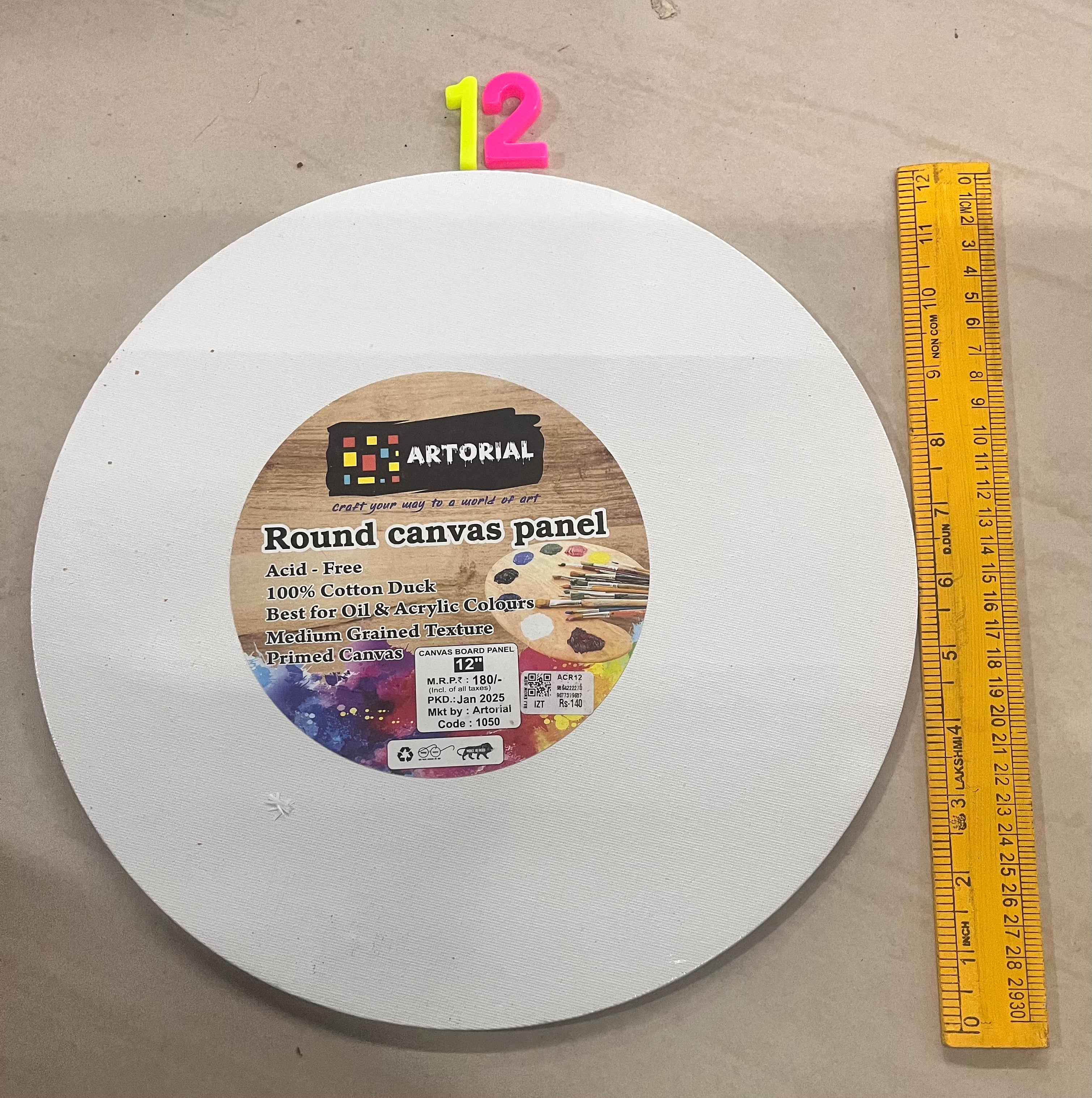 Circle canvas board
