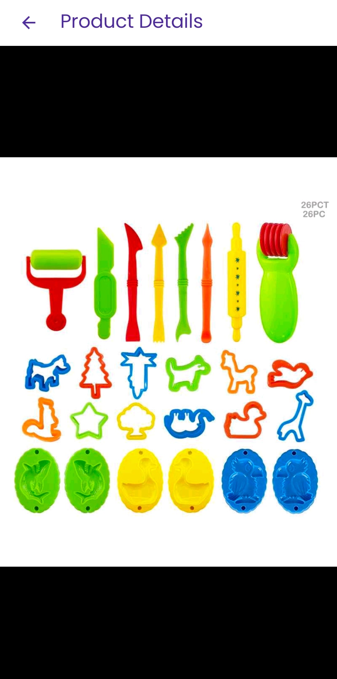 20 in 1 clay craft tool set