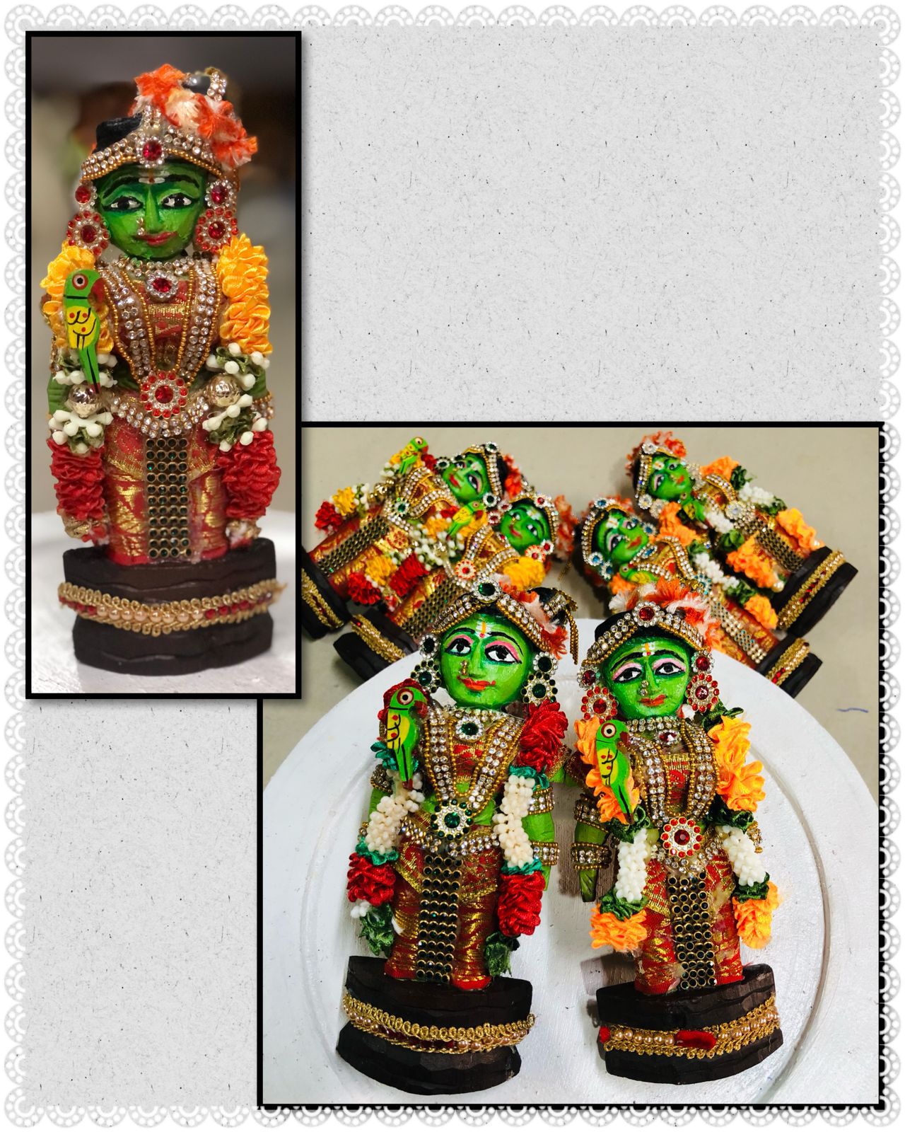 MARAPATCHI MEENAKSHI/AANDAL 6 INCH