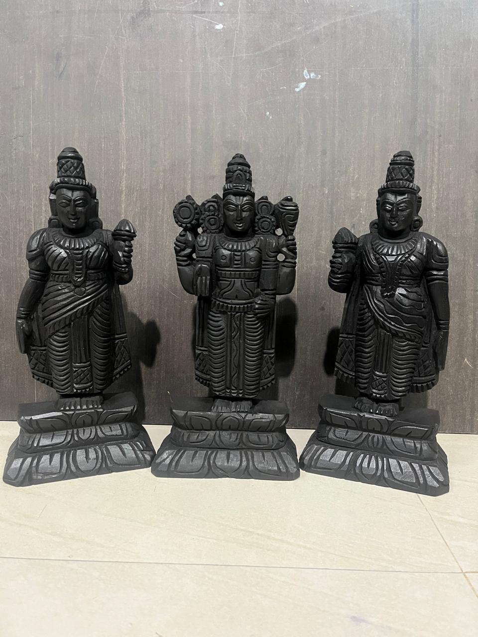 MARAPATCHI PLAIN PERUMAL SRIDEVI BOODEVI IDOL 12 INCH