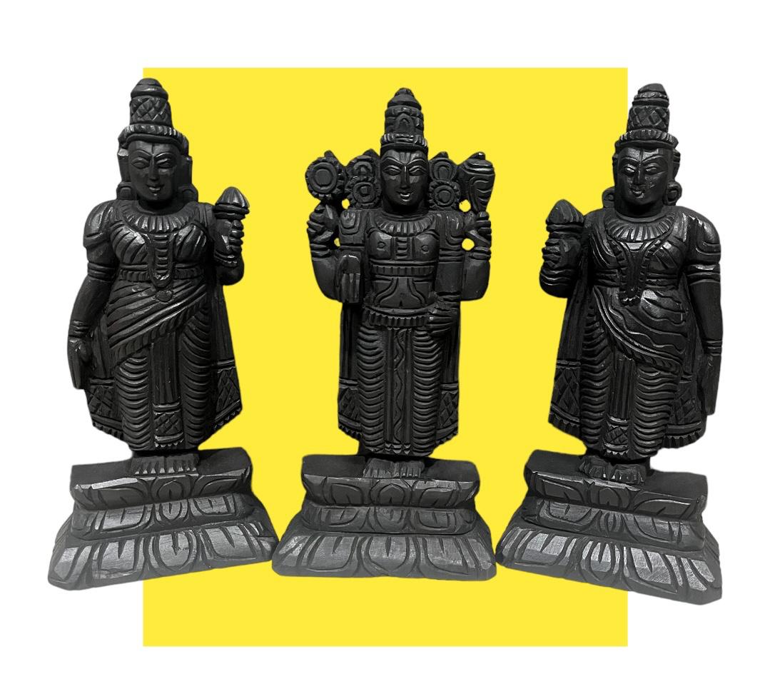 MARAPATCHI PLAIN PERUMAL SRIDEVI BOODEVI IDOL 12 INCH