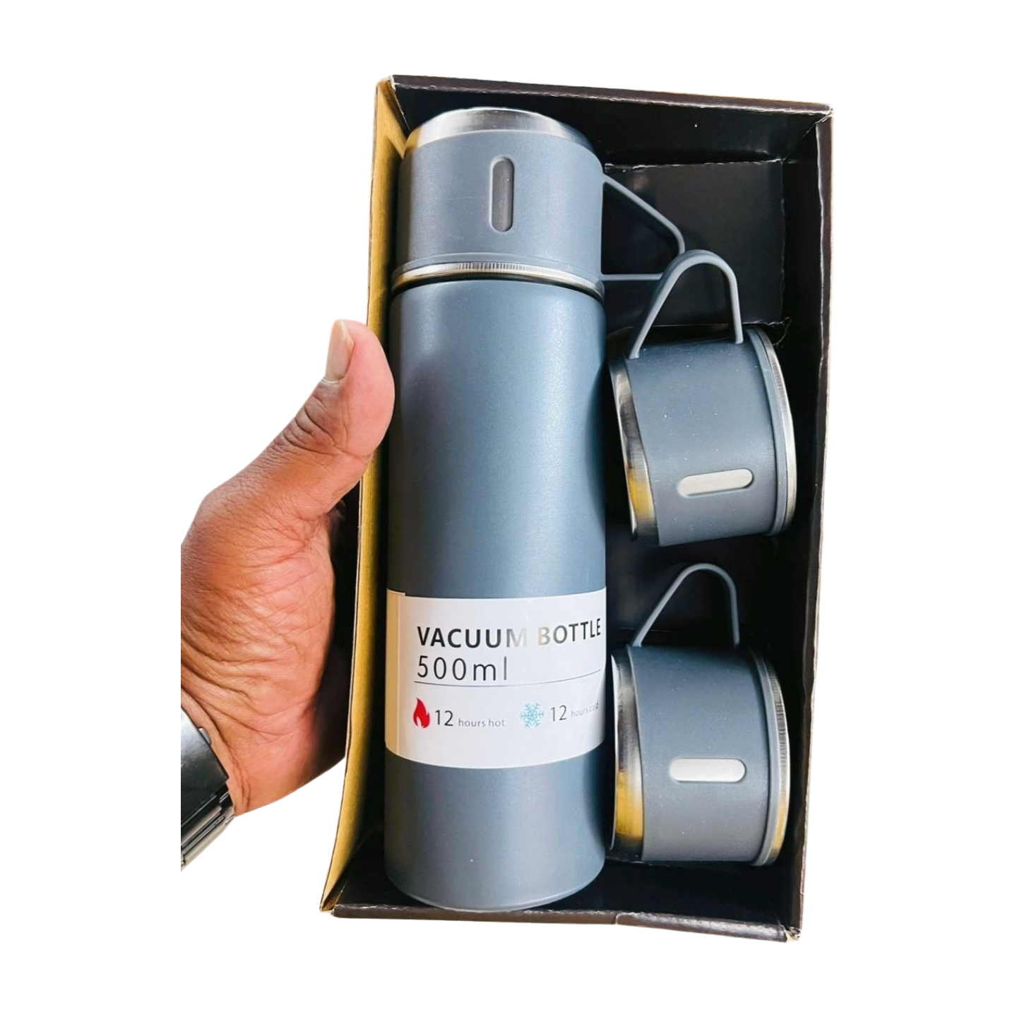 Vaccum flask (Minimum order 10 sets   Assorted colours)