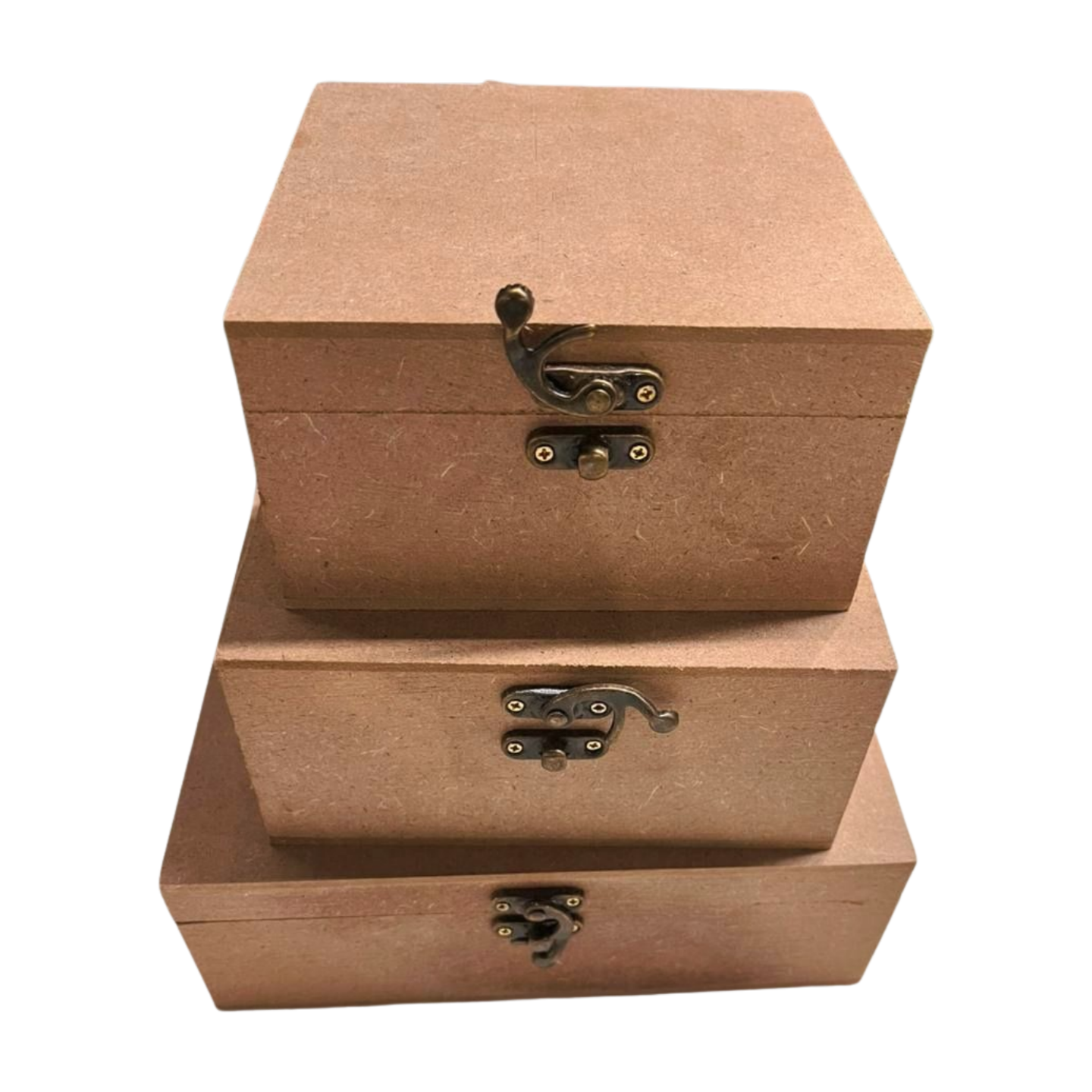 Plain Mdf box for jewelry keeping -5inch-6inch -8inch