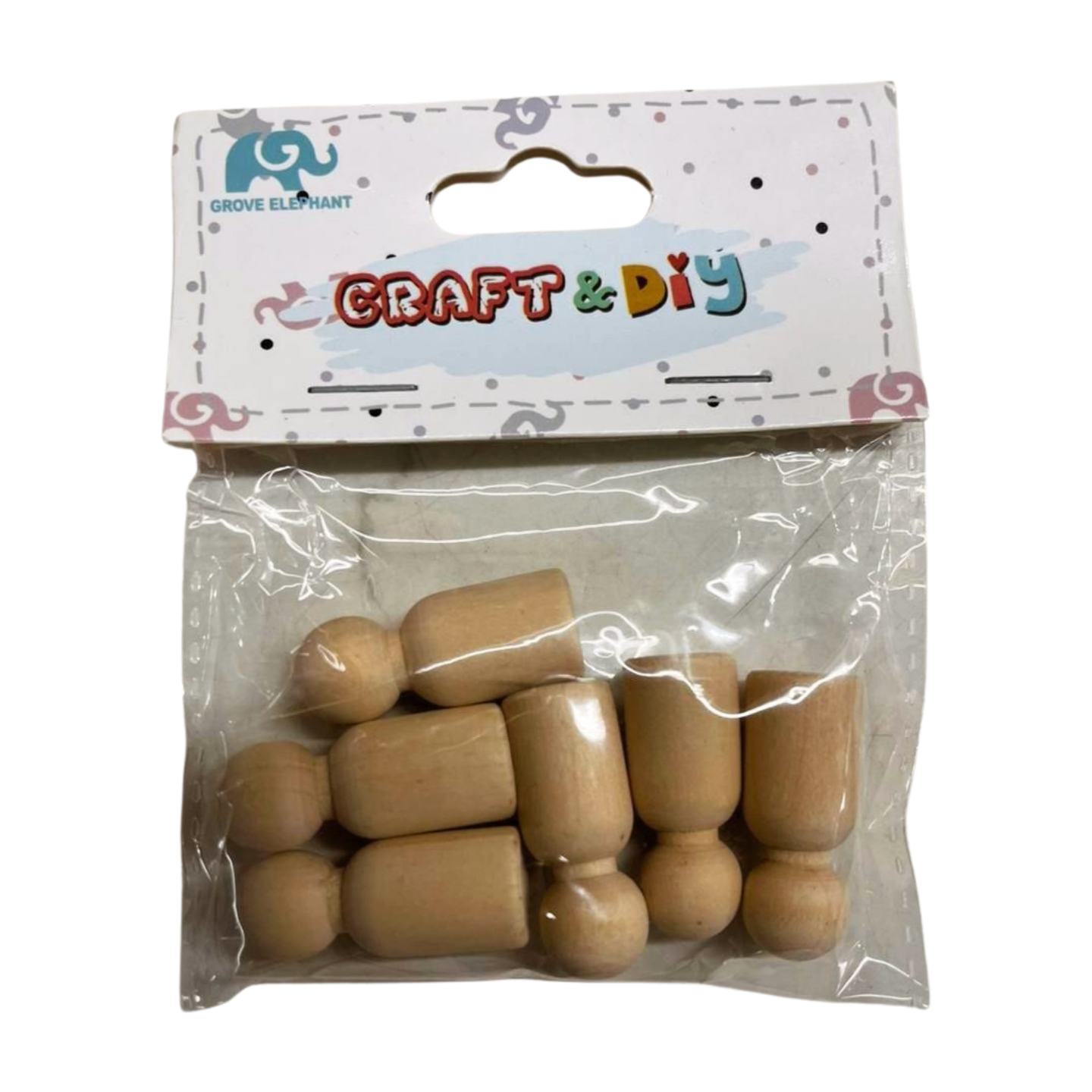 Wooden peg pack of 3