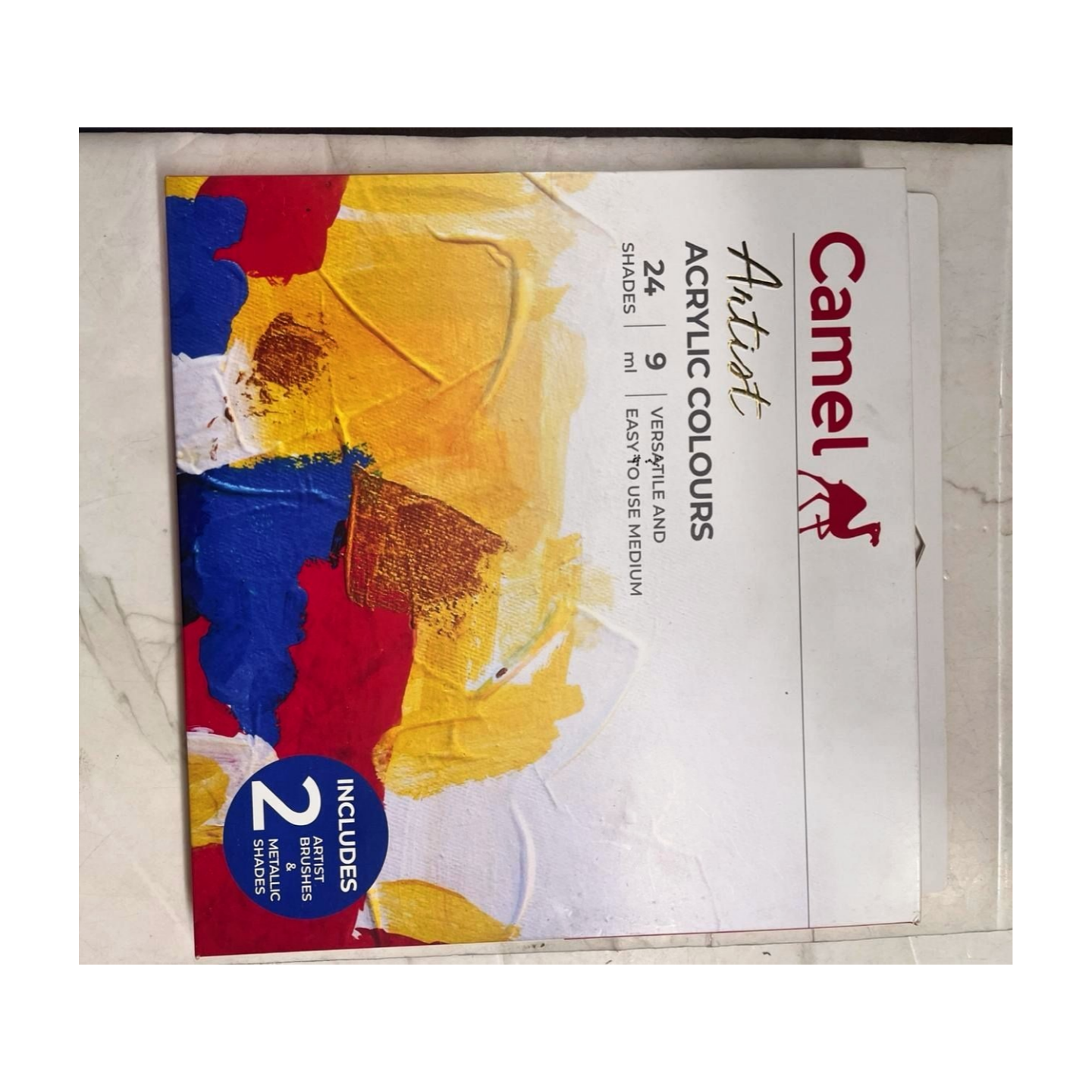 Camel artist acrylic colour 24 shades 9 ml